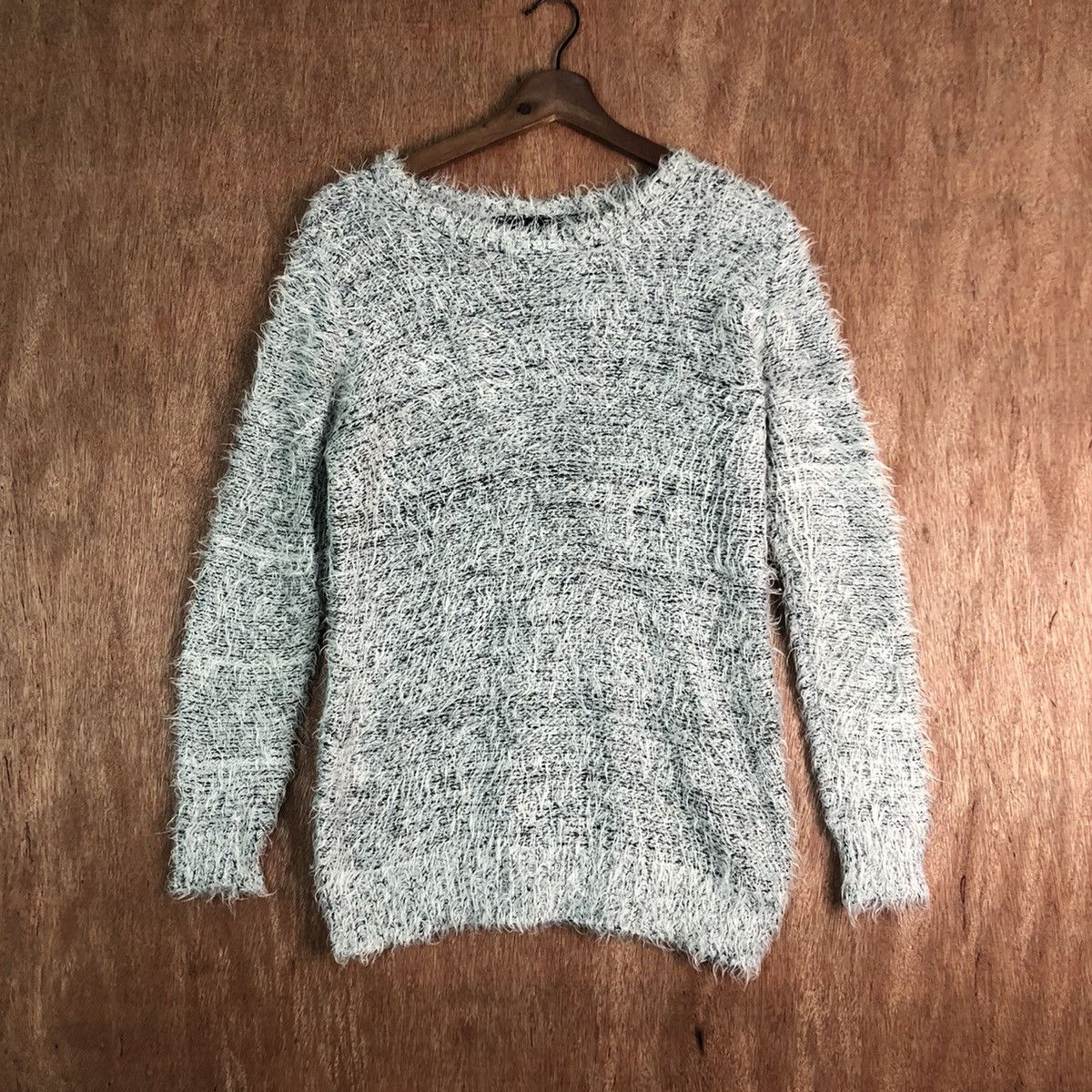 image of Homespun Knitwear Japan Sorridere Mohair Shag Shaggy Knitwear in No Colour, Men's (Size Medium)