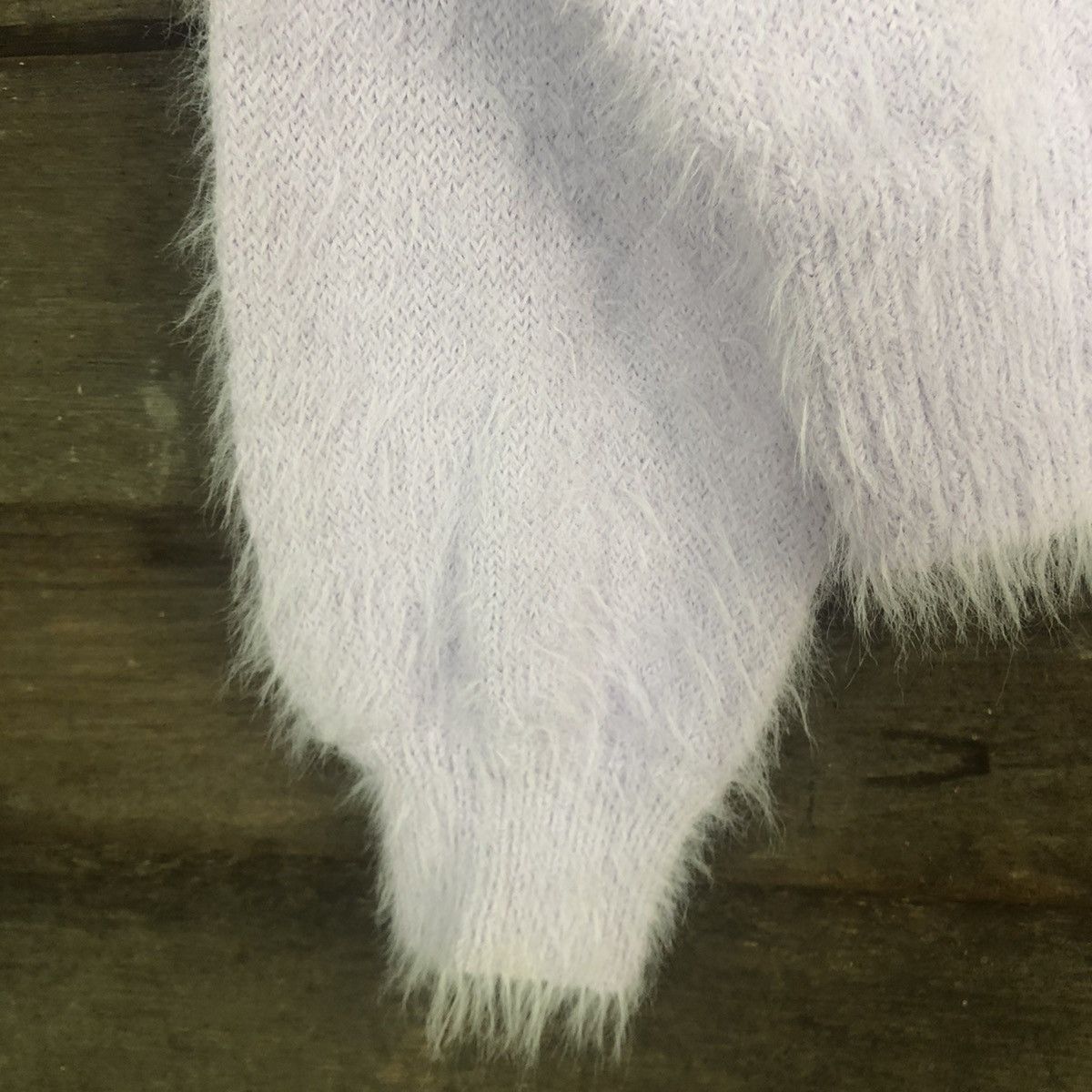 Japanese Brand Japan Light Purple Baggy Shag Shaggy Fur Knitwear #0518 Size US L / EU 52-54 / 3 - 6 Thumbnail