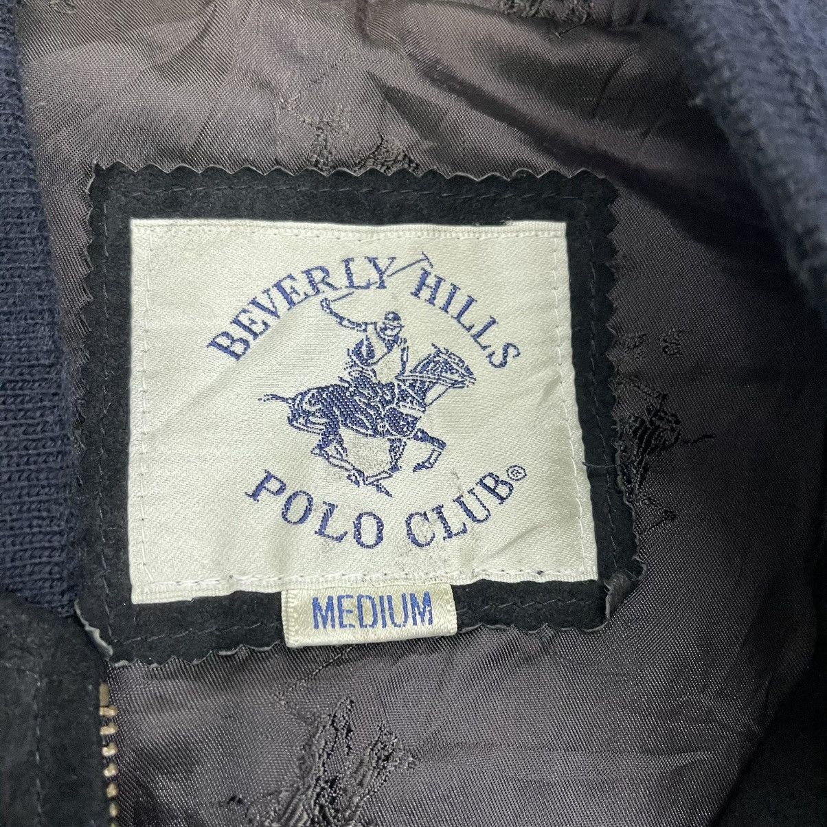 Beverly Hills Polo Club × Japanese Brand 90s Beverly Hills Polo Club Varsity/Bomber Jacket Size M Size US M / EU 48-50 / 2 - 9 Thumbnail