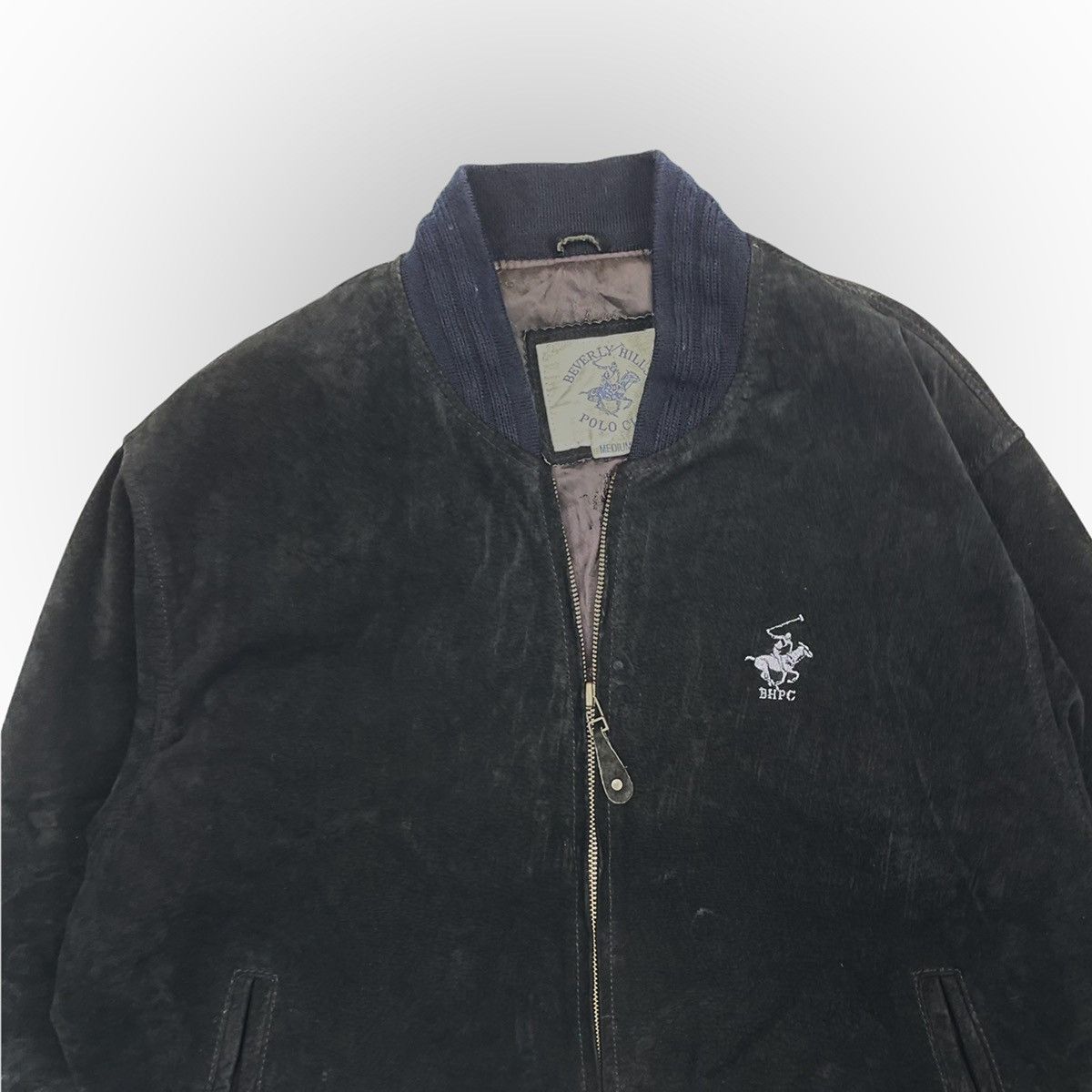Beverly Hills Polo Club × Japanese Brand 90s Beverly Hills Polo Club Varsity/Bomber Jacket Size M Size US M / EU 48-50 / 2 - 2 Thumbnail