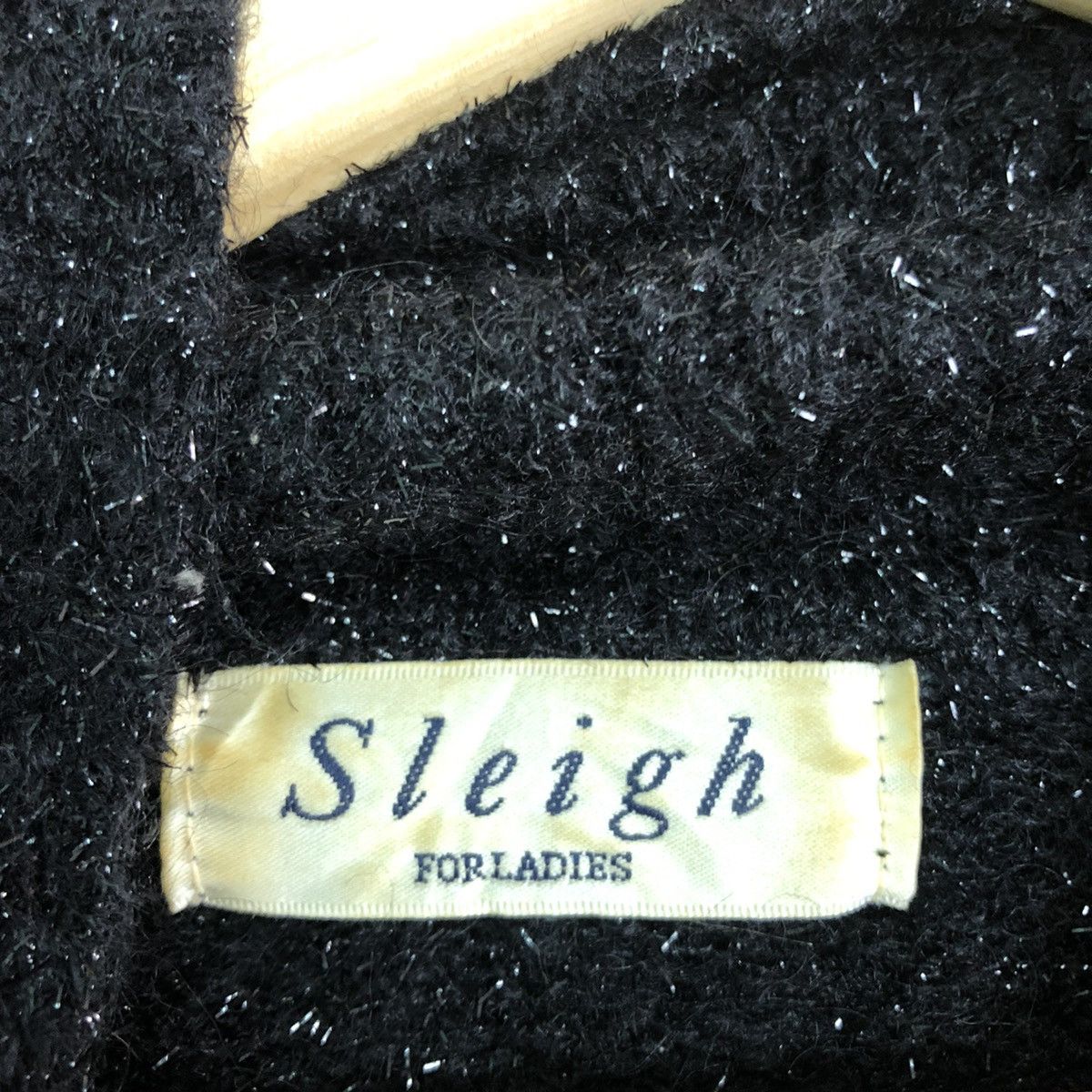 Homespun Knitwear Sleigh Black Mohair Turtle Neck Knitwear Size US M / EU 48-50 / 2 - 9 Thumbnail