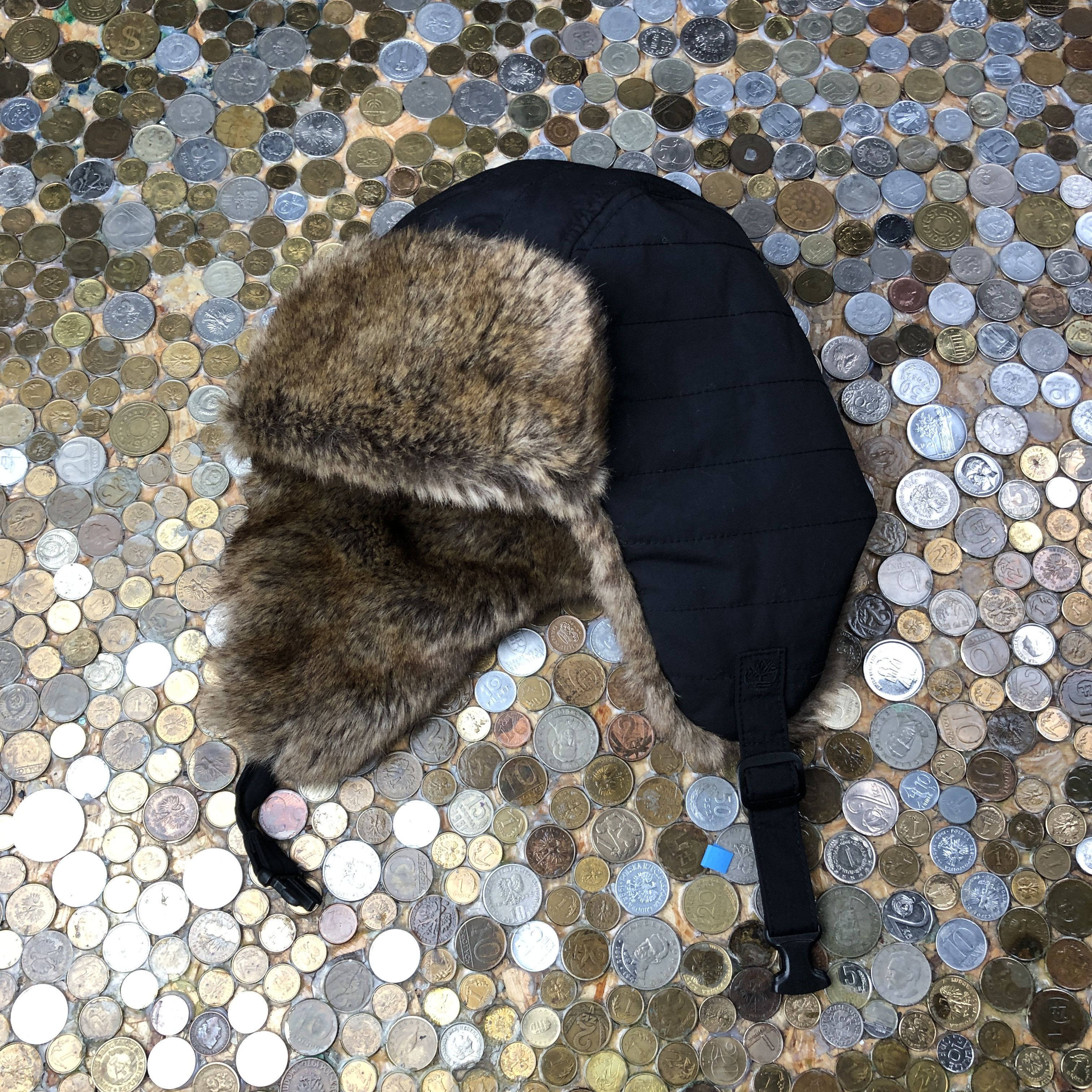 Timberland Timberland Winter hat wit furry XS Size ONE SIZE - 2 Thumbnail