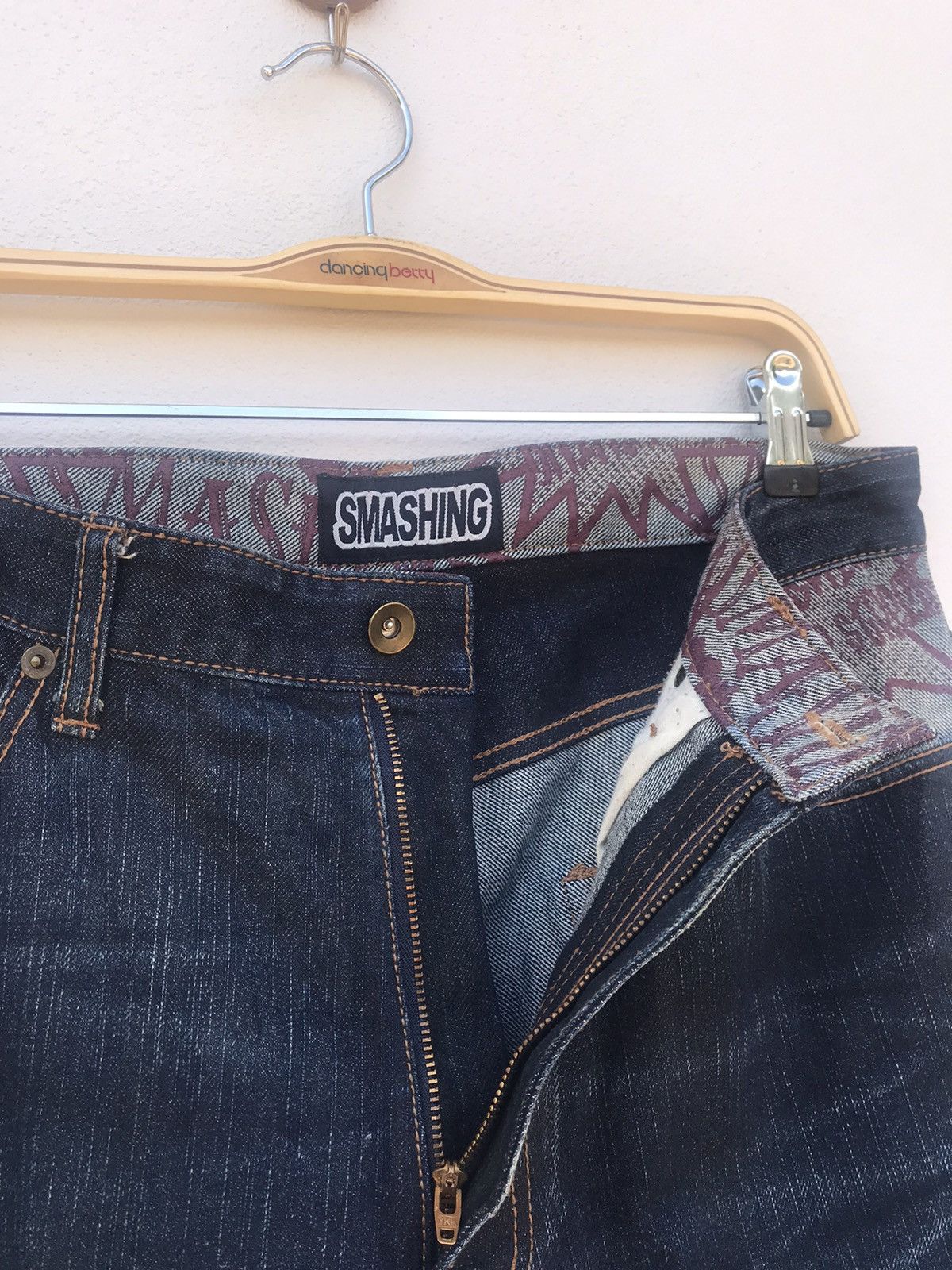 Japanese Brand Denim Smashing Jeans Size US 34 / EU 50 - 6 Thumbnail