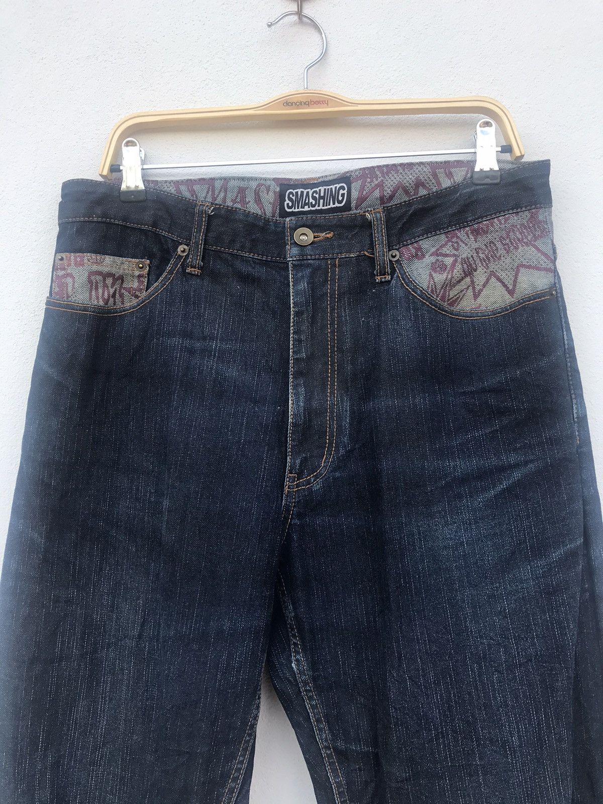 Japanese Brand Denim Smashing Jeans Size US 34 / EU 50 - 2 Thumbnail
