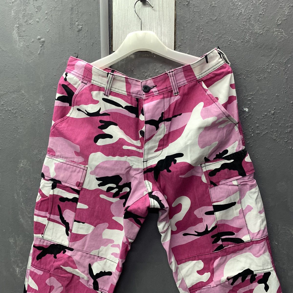 Japanese Brand I&B Woodland Vintage Camouflage Cargo Pants Size US 32 / EU 48 - 4 Thumbnail