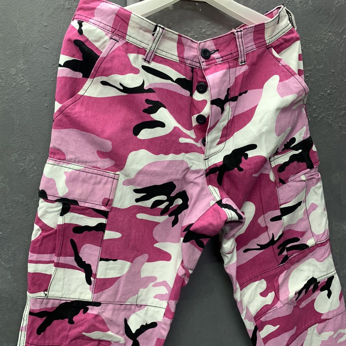 Japanese Brand I&B Woodland Vintage Camouflage Cargo Pants Size US 32 / EU 48 - 6 Thumbnail
