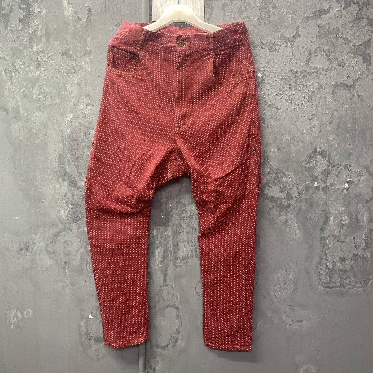 Issey Miyake Mercibeaucoup Polkadot Cargo Pants Size US 31 - 3 Thumbnail