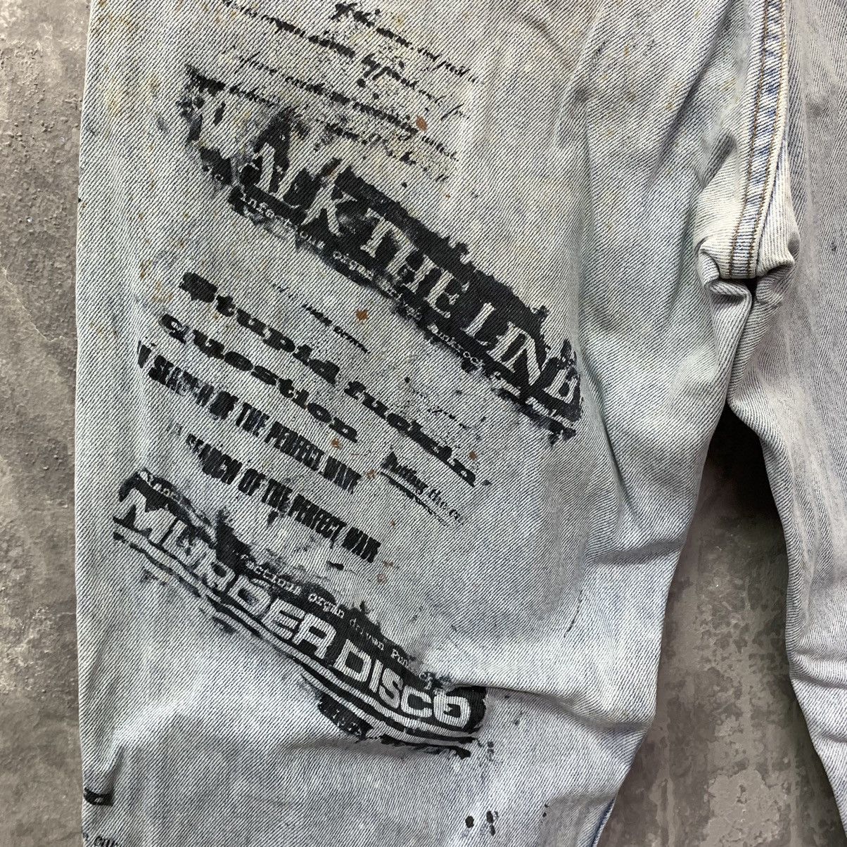 Levi's × Seditionaries × Vintage Vintage Distressed Levi’s X Murder Disco X Size US 32 / EU 48 - 20 Thumbnail
