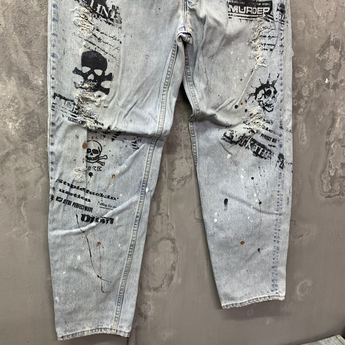 Levi's × Seditionaries × Vintage Vintage Distressed Levi’s X Murder Disco X Size US 32 / EU 48 - 5 Thumbnail