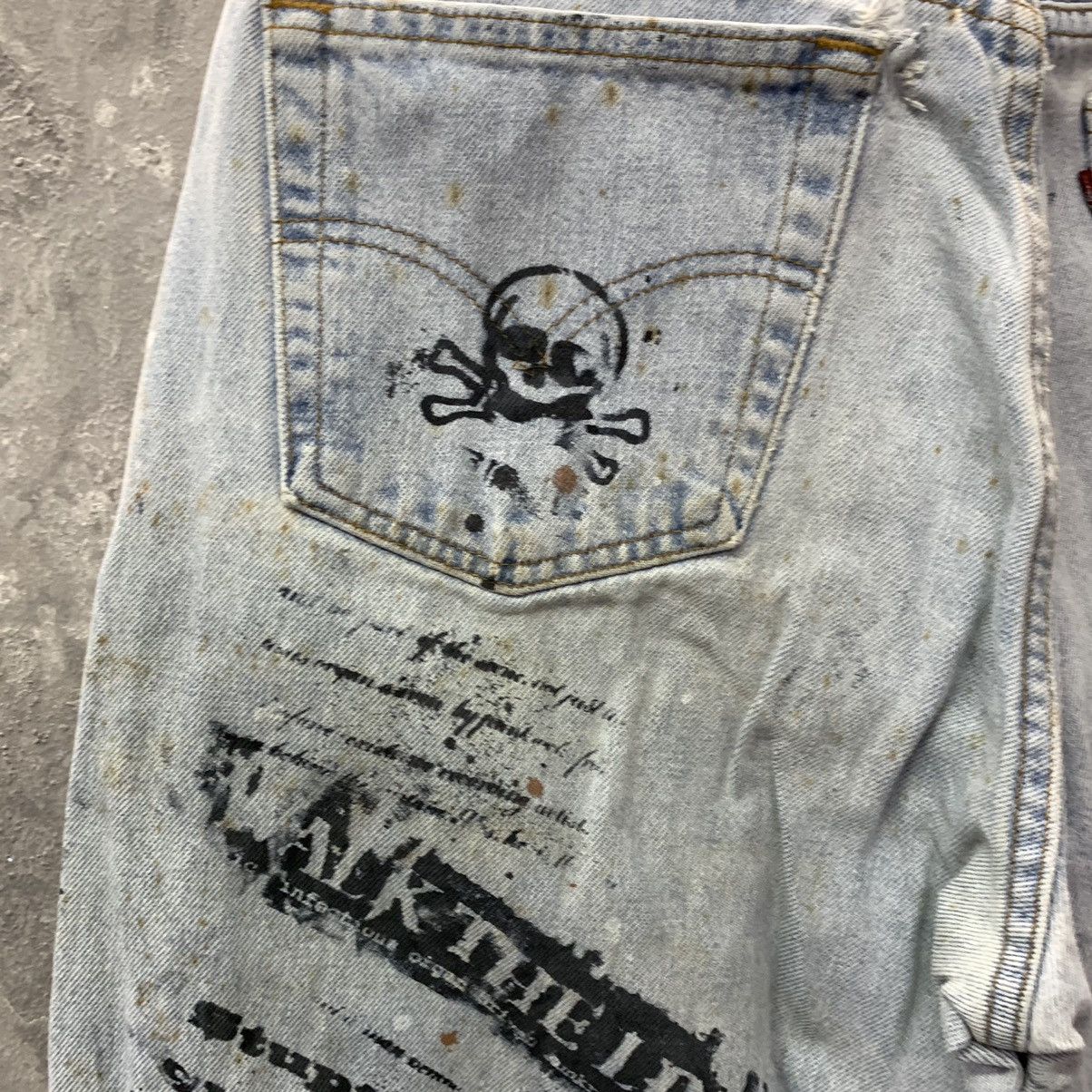Levi's × Seditionaries × Vintage Vintage Distressed Levi’s X Murder Disco X Size US 32 / EU 48 - 21 Thumbnail