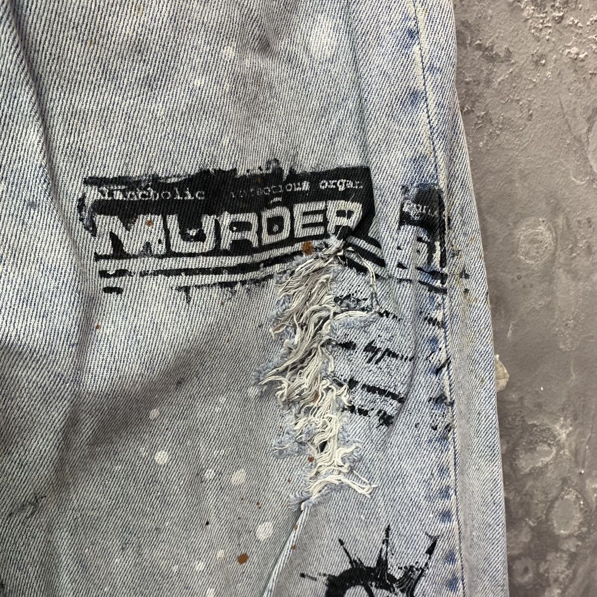 Levi's × Seditionaries × Vintage Vintage Distressed Levi’s X Murder Disco X Size US 32 / EU 48 - 9 Thumbnail