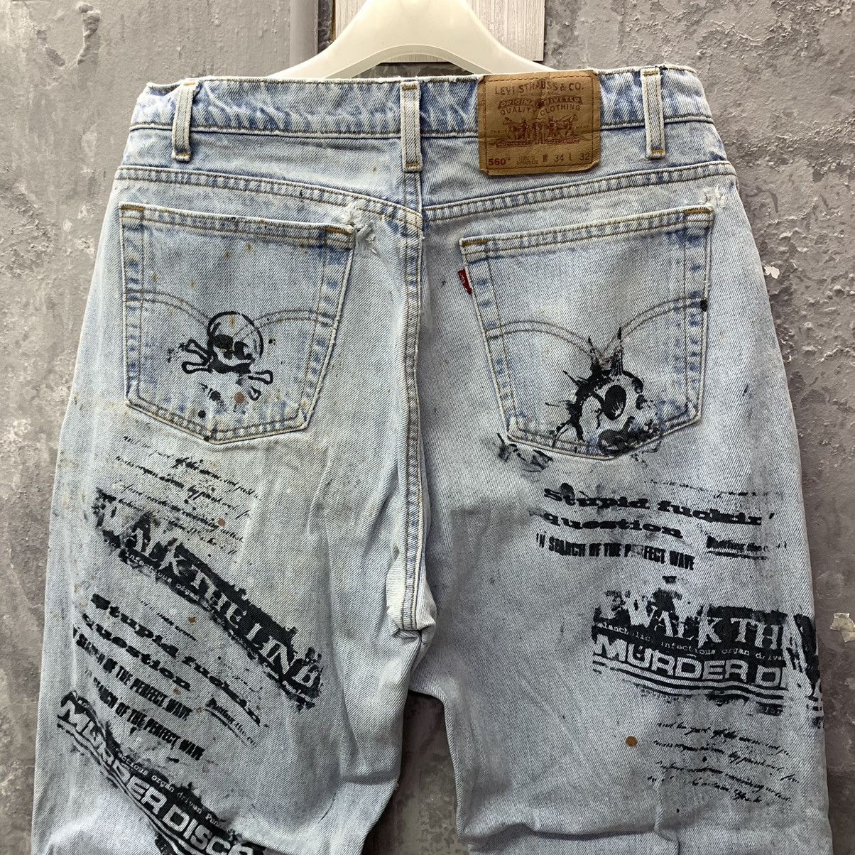 Levi's × Seditionaries × Vintage Vintage Distressed Levi’s X Murder Disco X Size US 32 / EU 48 - 17 Thumbnail