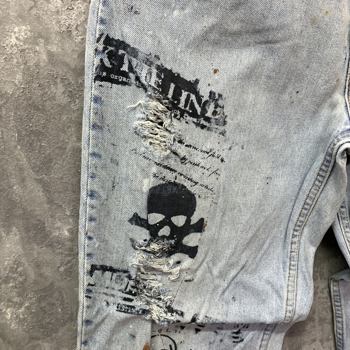Levi's × Seditionaries × Vintage Vintage Distressed Levi’s X Murder Disco X Size US 32 / EU 48 - 6 Thumbnail
