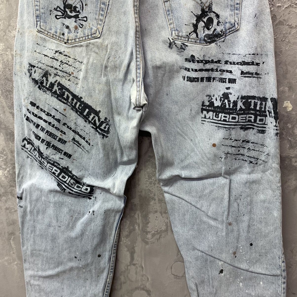 Levi's × Seditionaries × Vintage Vintage Distressed Levi’s X Murder Disco X Size US 32 / EU 48 - 18 Thumbnail