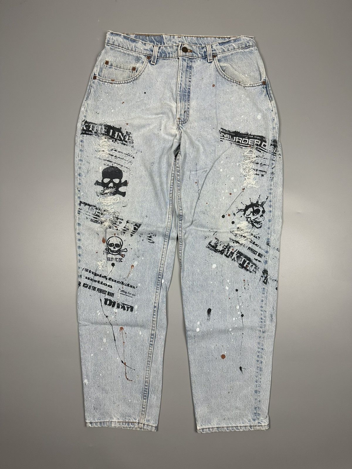 Vintage Distressed Levi’s X Murder Disco X