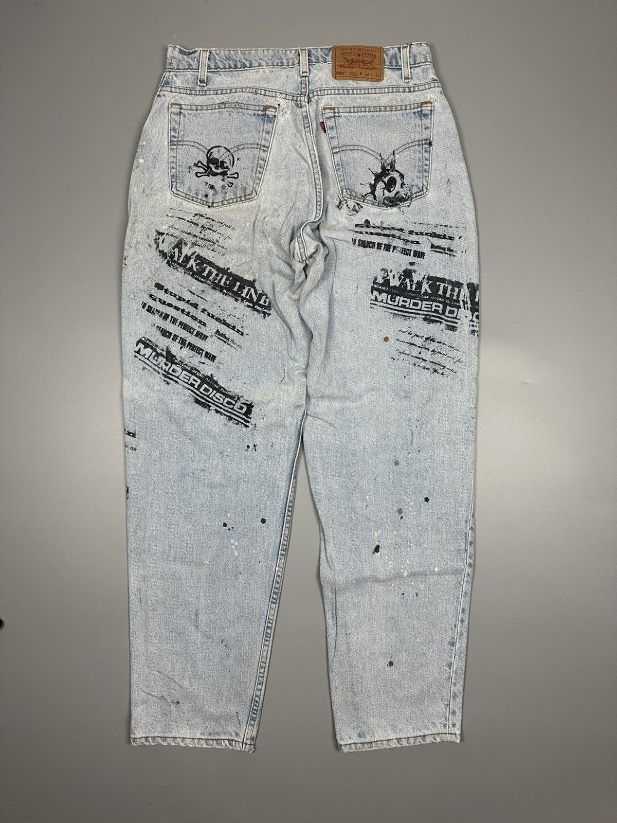 Levi's × Seditionaries × Vintage Vintage Distressed Levi’s X Murder Disco X Size US 32 / EU 48 - 2 Thumbnail