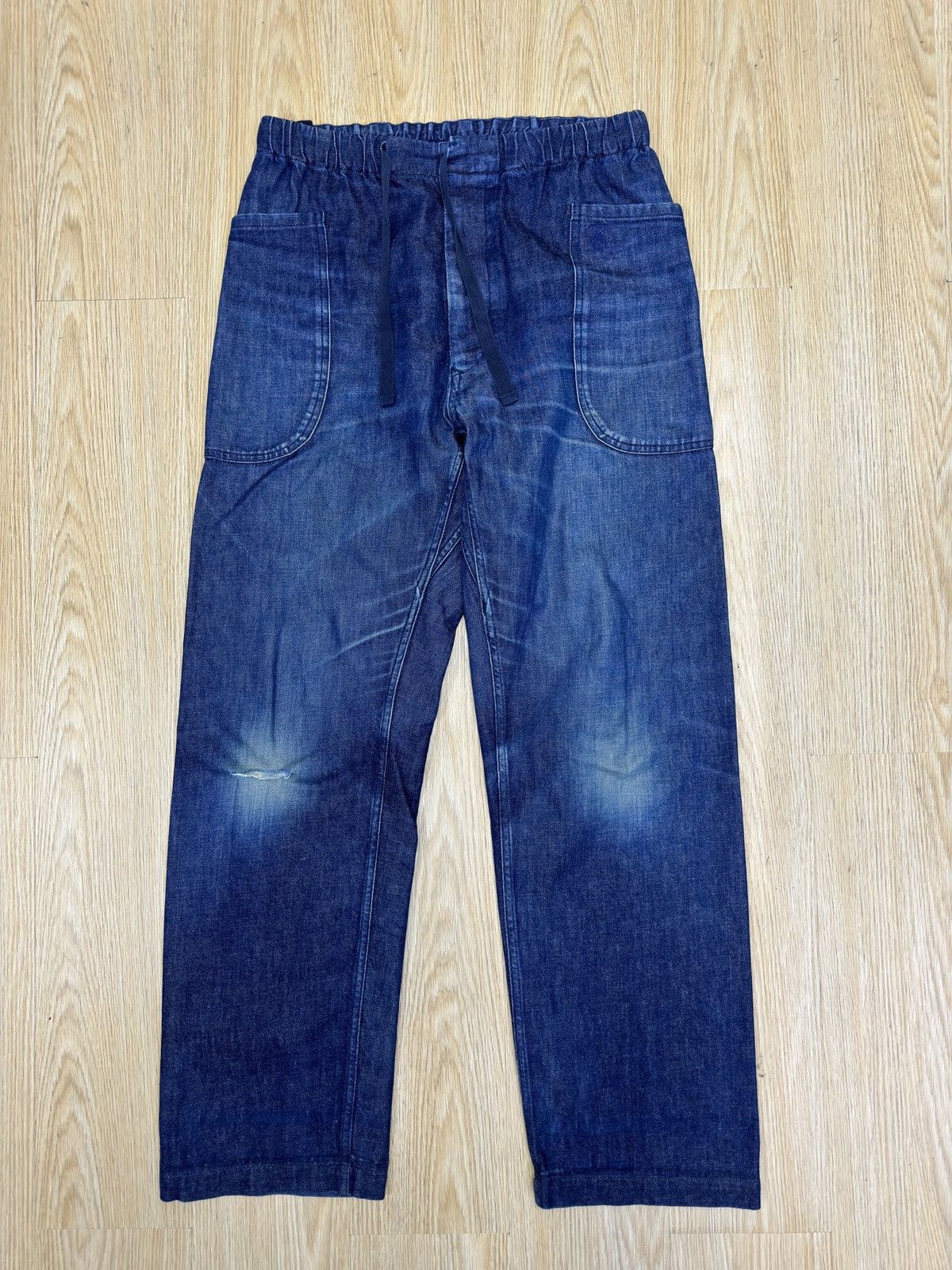 Orcival Drawstring Soft Denim Pant(J671)