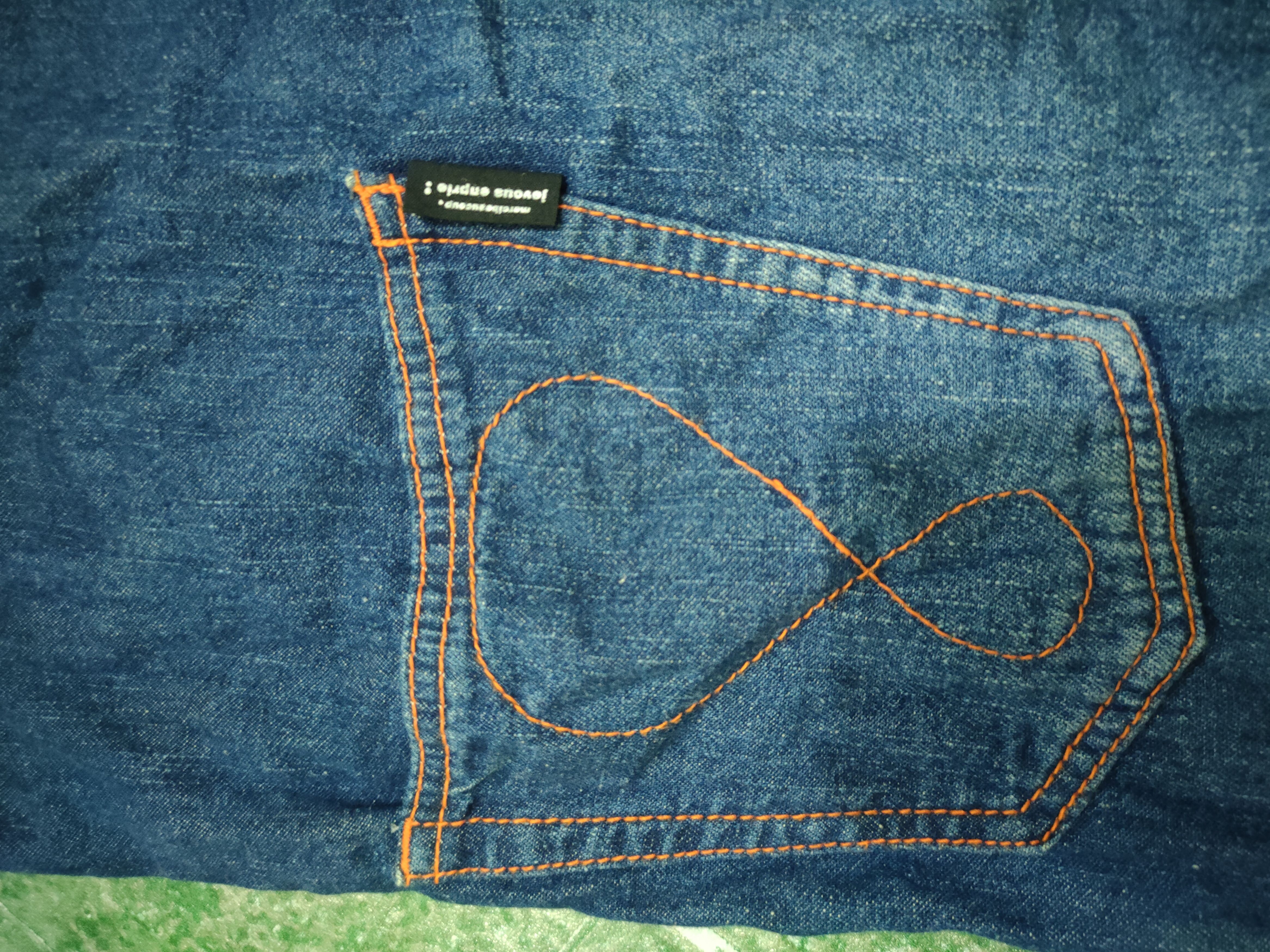 Issey Miyake × Japanese Brand × mercibeaucoup Baggy Mercibeaucoup Jevous enpire Issey Miyake Jeans Size US 35 - 12 Thumbnail