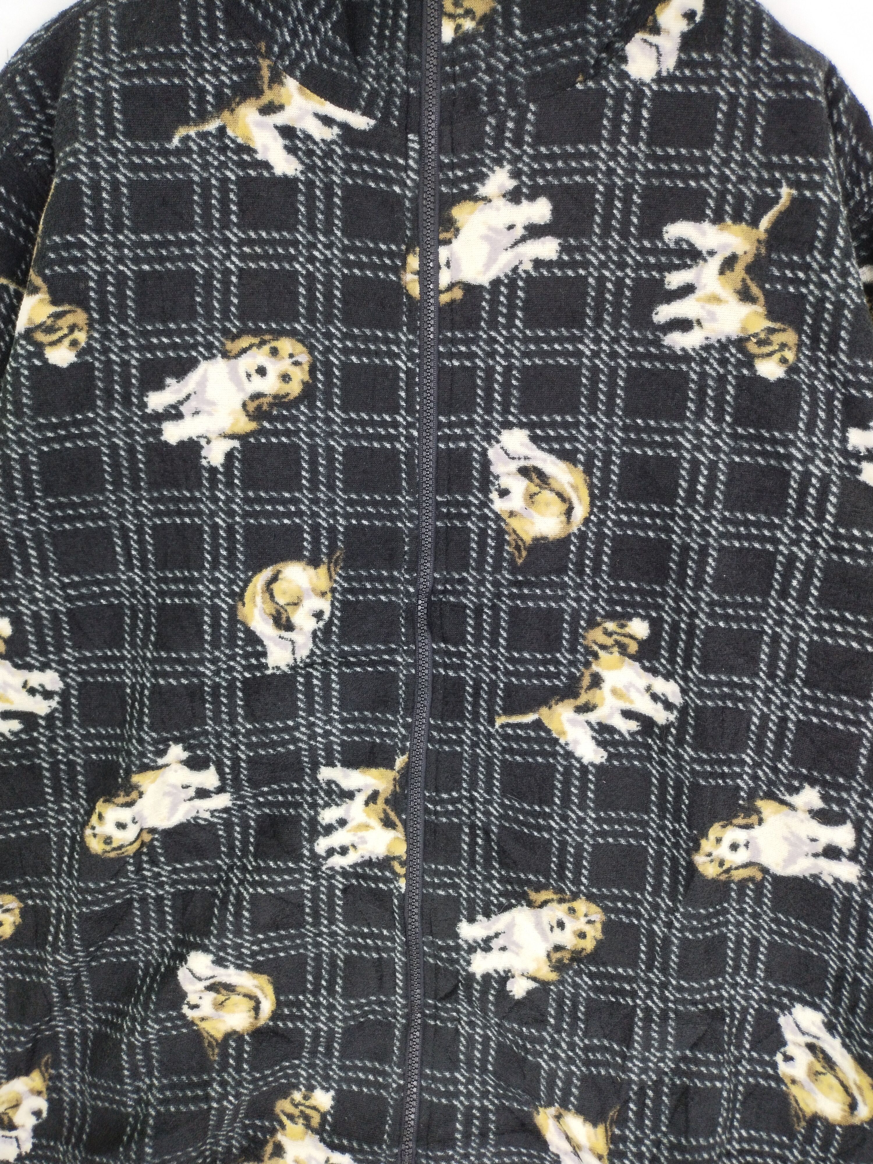 Japanese Brand × Vintage Vintage All Overprint Dogs Wool Size US M / EU 48-50 / 2 - 7 Thumbnail