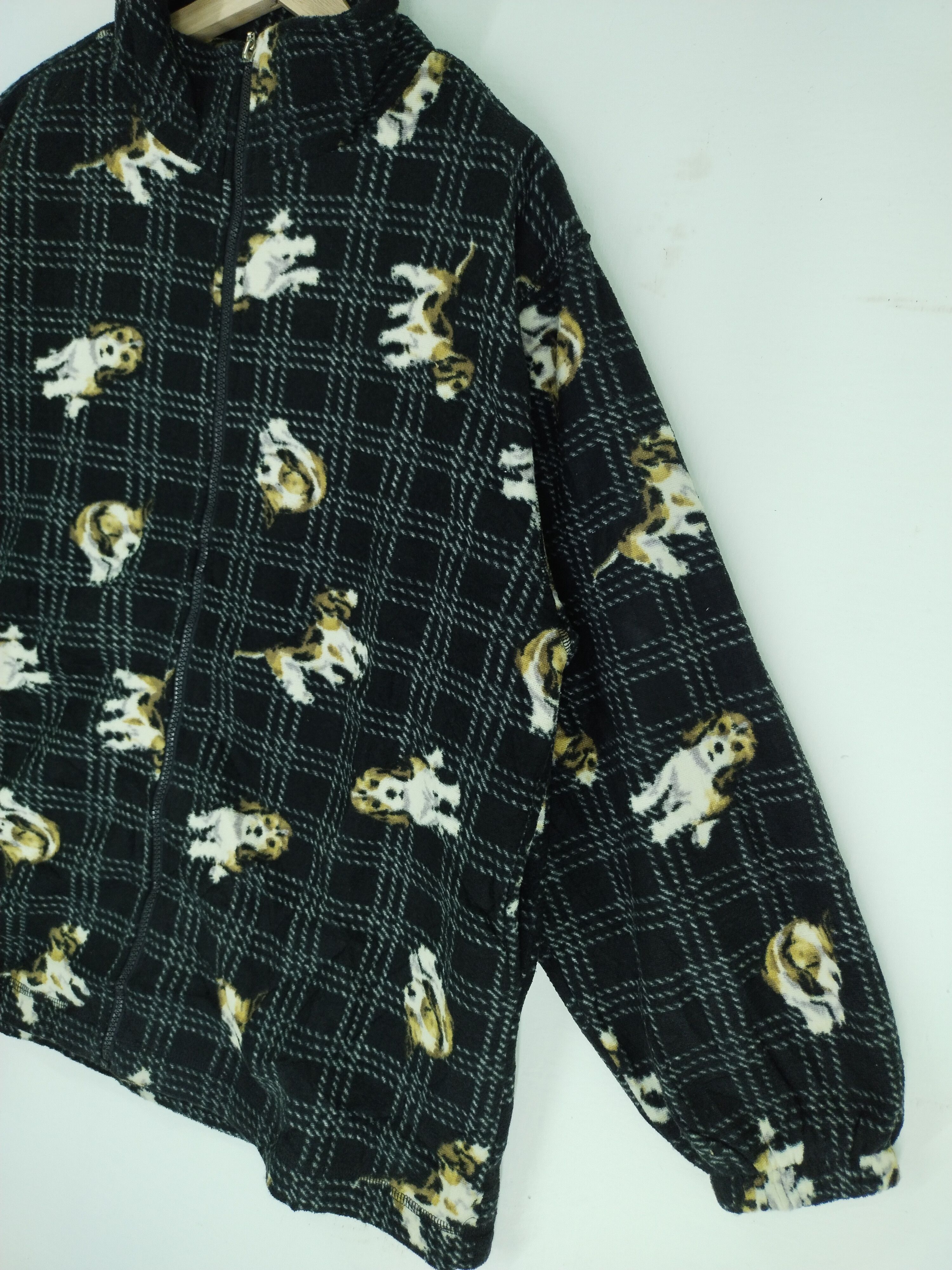 Japanese Brand × Vintage Vintage All Overprint Dogs Wool Size US M / EU 48-50 / 2 - 3 Thumbnail