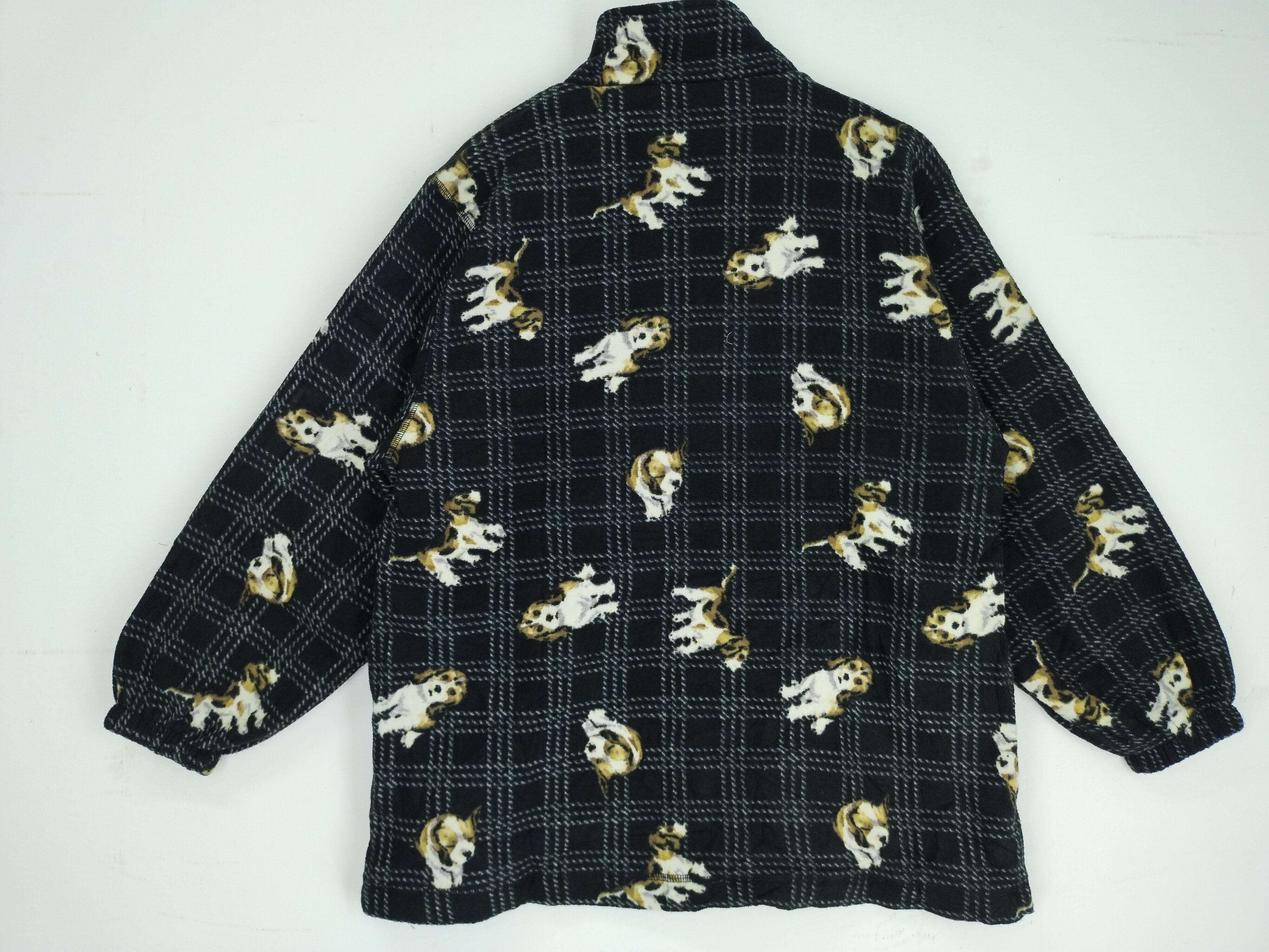 Japanese Brand × Vintage Vintage All Overprint Dogs Wool Size US M / EU 48-50 / 2 - 8 Thumbnail