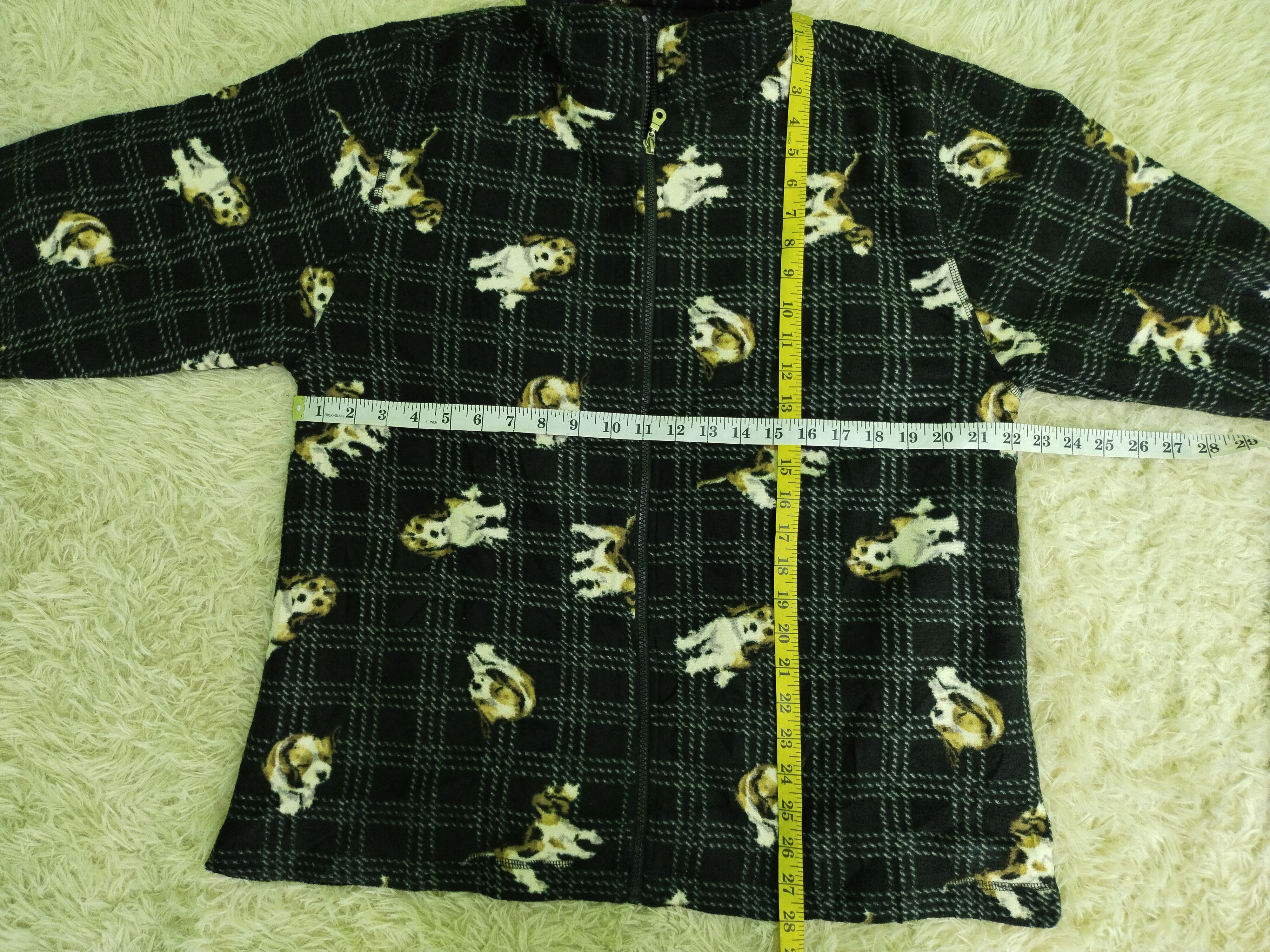 Japanese Brand × Vintage Vintage All Overprint Dogs Wool Size US M / EU 48-50 / 2 - 14 Thumbnail