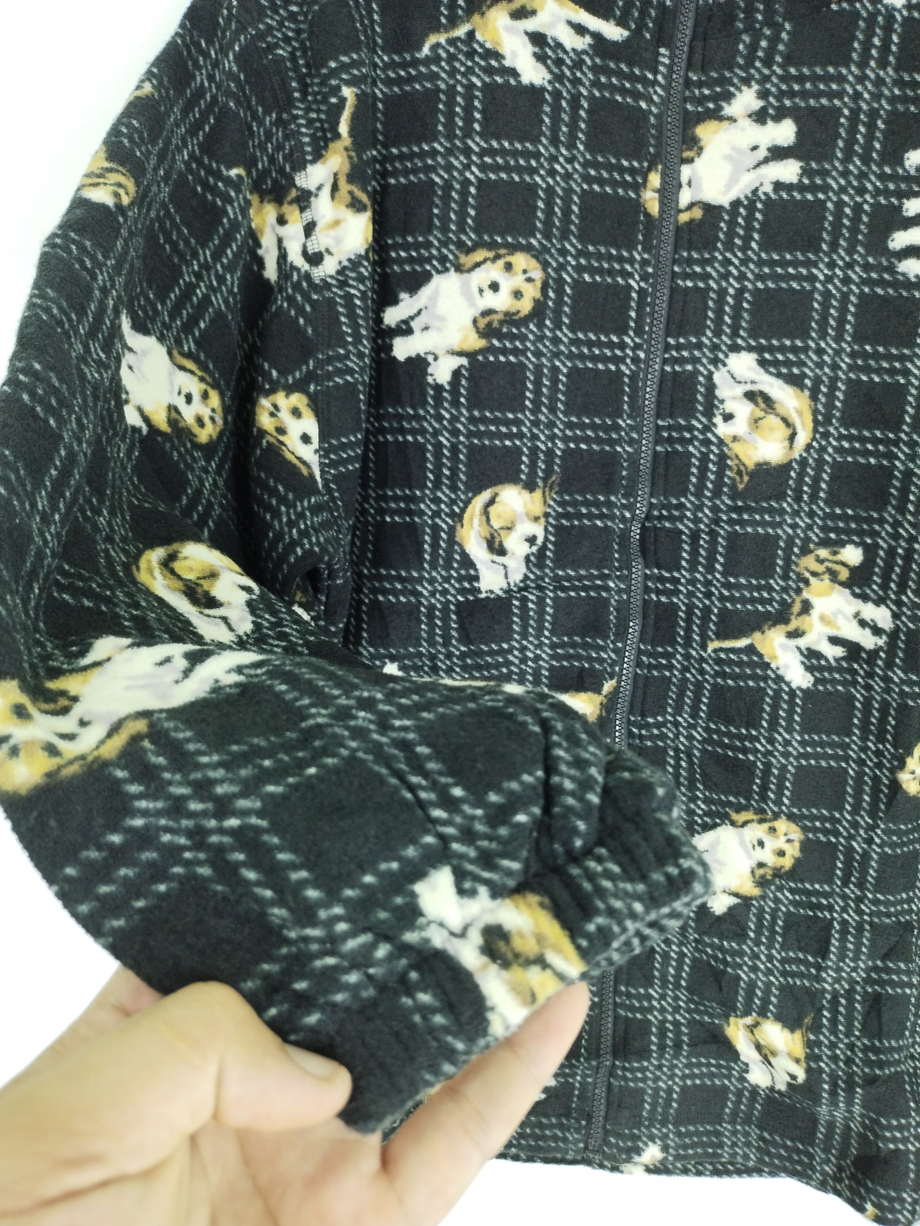 Japanese Brand × Vintage Vintage All Overprint Dogs Wool Size US M / EU 48-50 / 2 - 4 Thumbnail