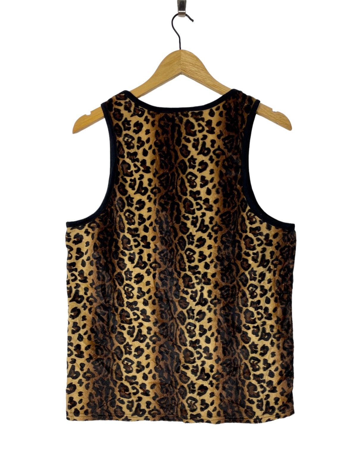 Japanese Brand 80s Vintage Punk Leopard Tank Size US L / EU 52-54 / 3 - 2 Thumbnail