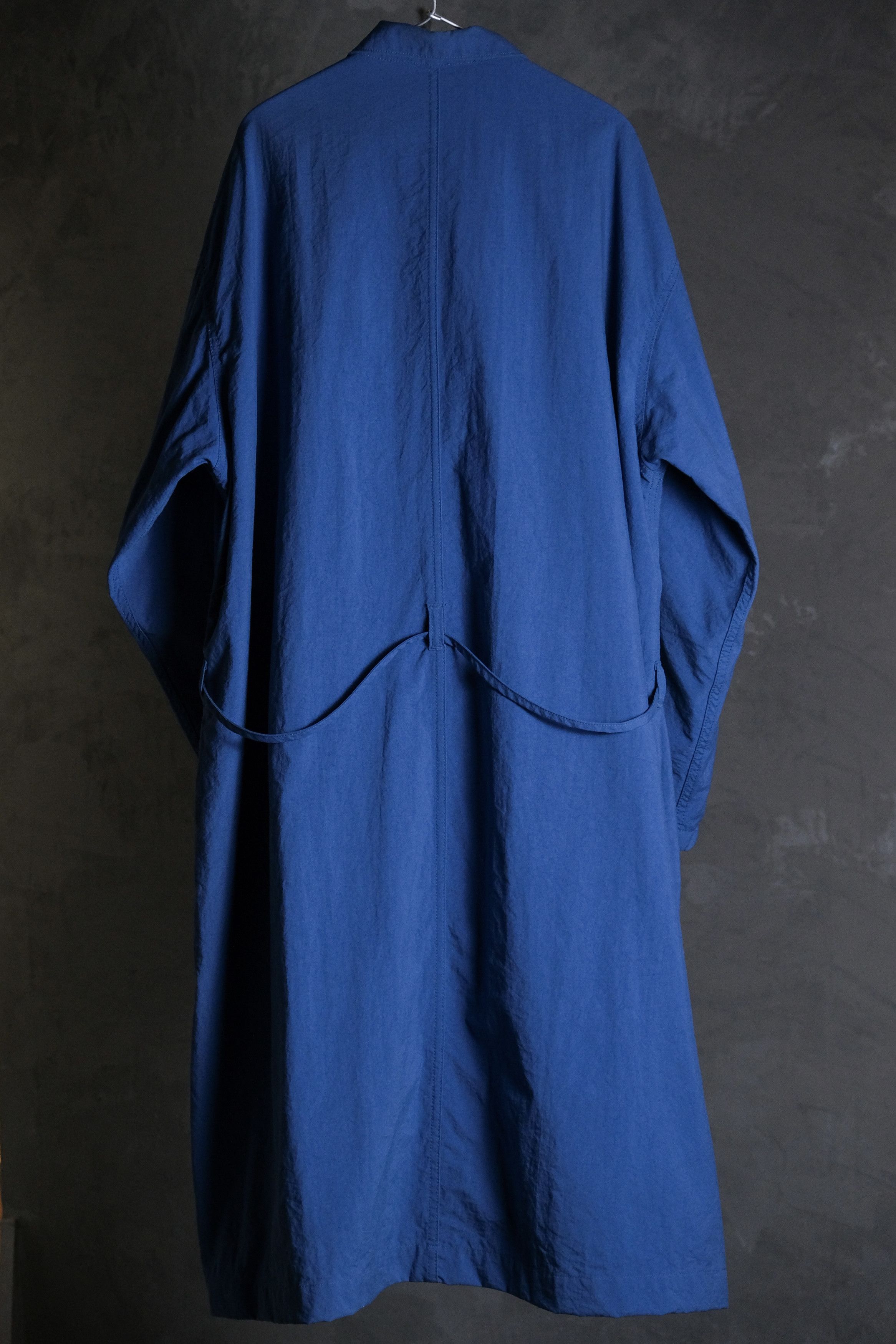 FDMTL 17A/W Indigo Nylon Coat