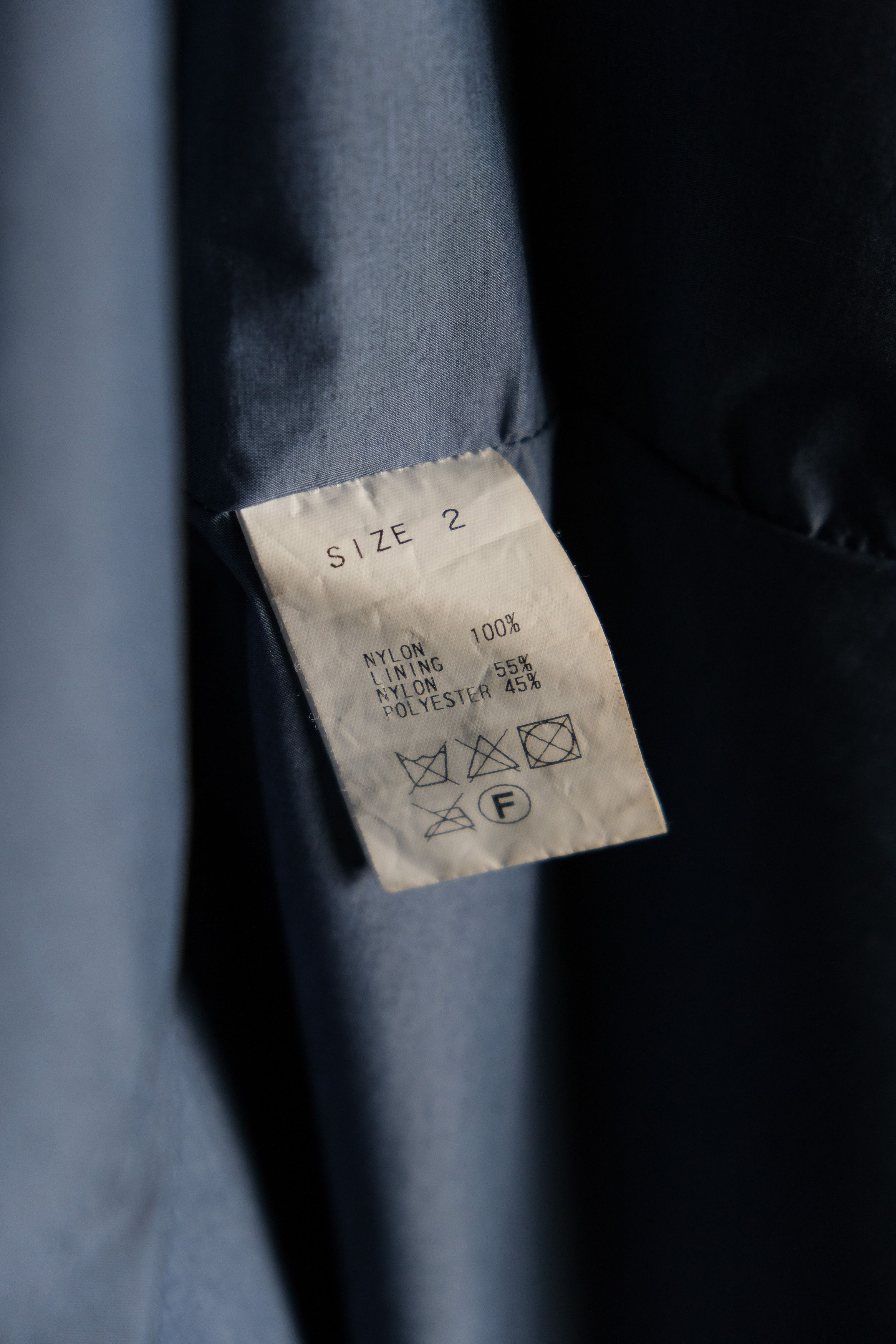 FDMTL 17A/W Indigo Nylon Coat