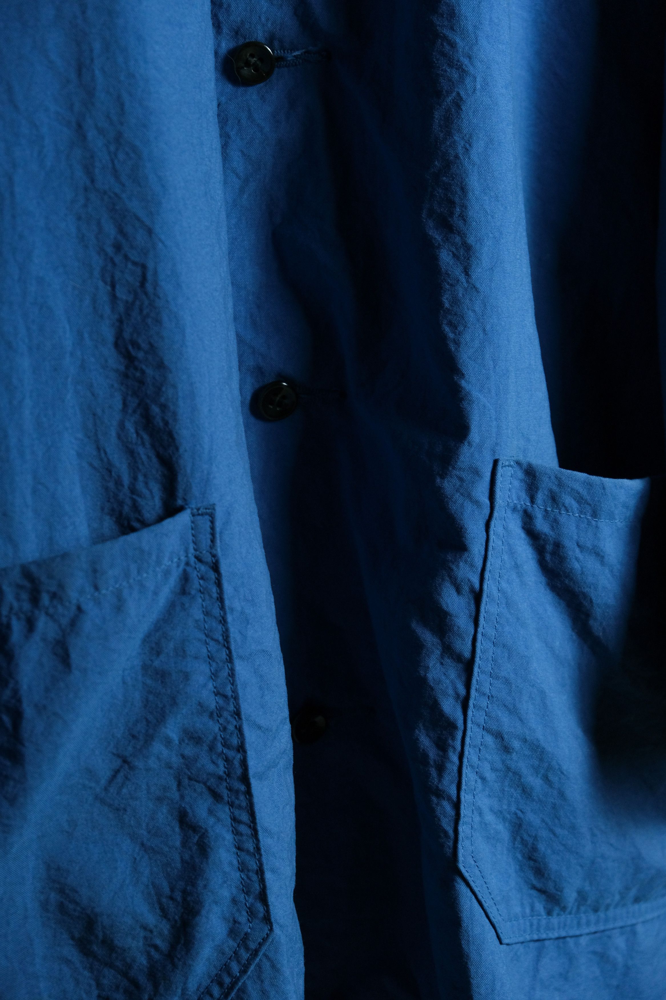 FDMTL 17A/W Indigo Nylon Coat