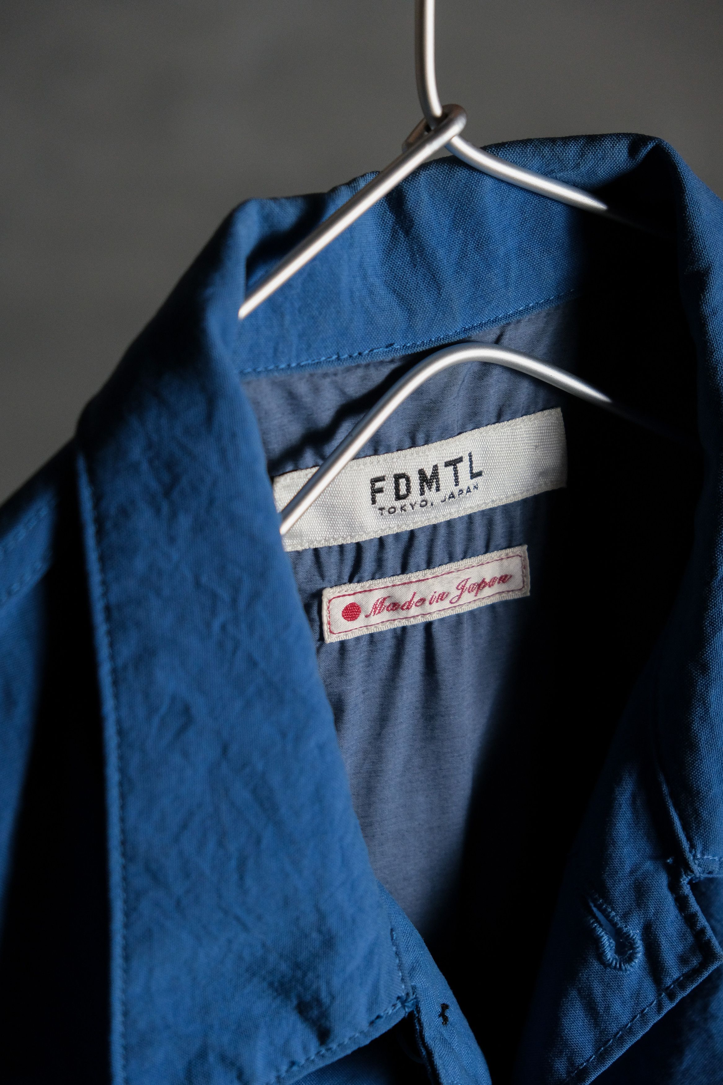 FDMTL 17A/W Indigo Nylon Coat