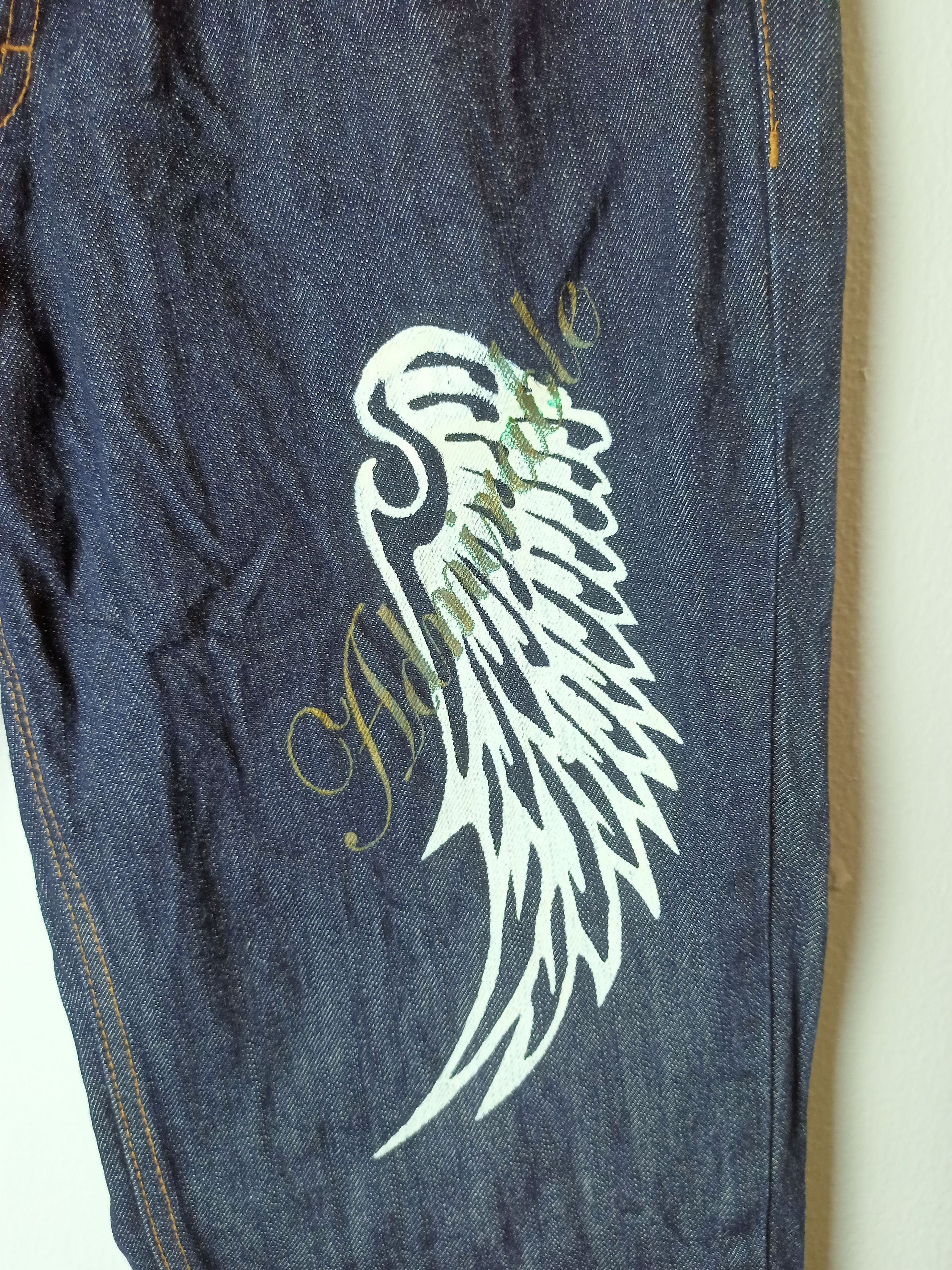 Japanese Brand Vintage Barcedos Wing Jeans Size US 31 - 6 Thumbnail