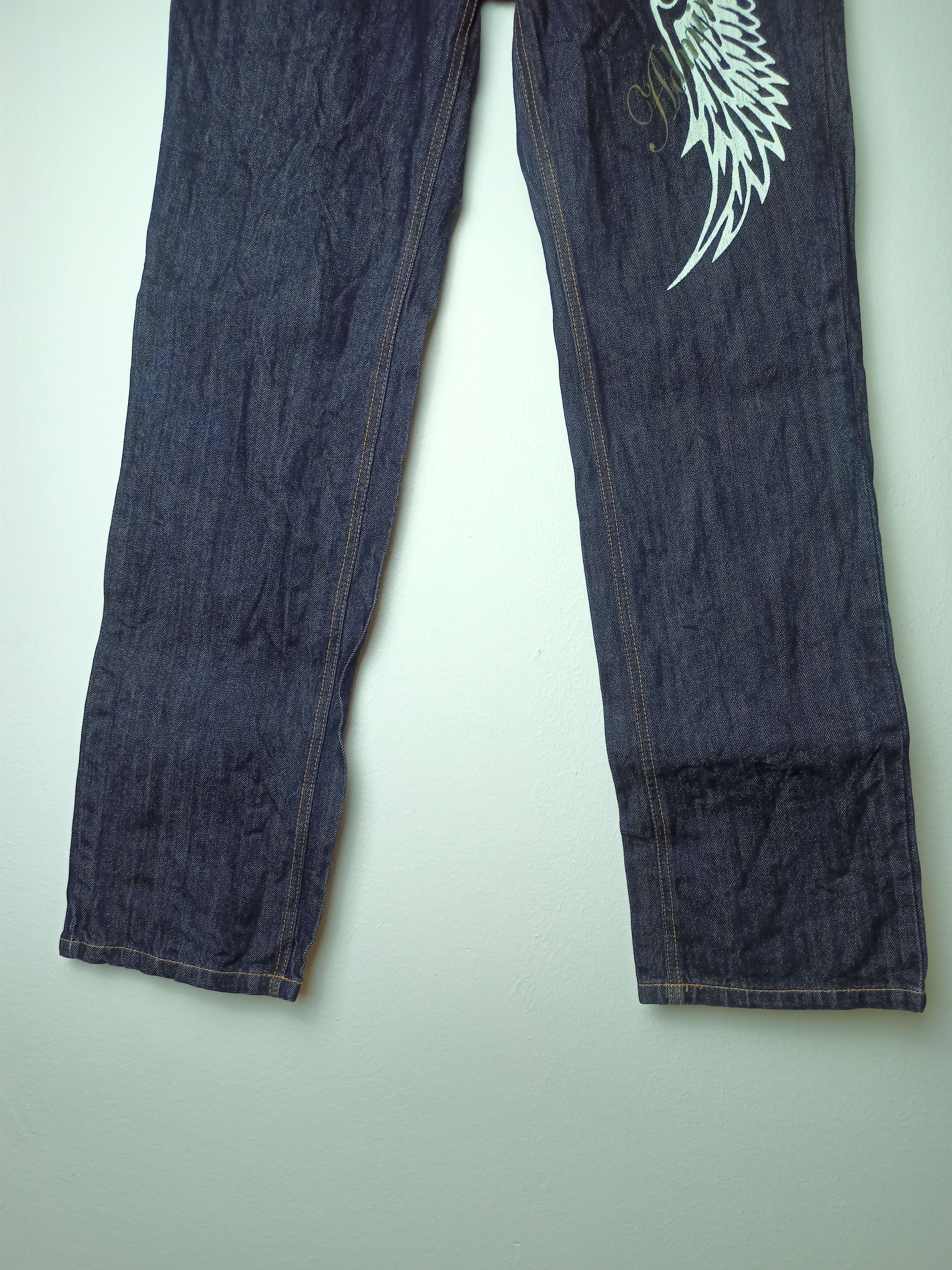 Japanese Brand Vintage Barcedos Wing Jeans Size US 31 - 3 Thumbnail
