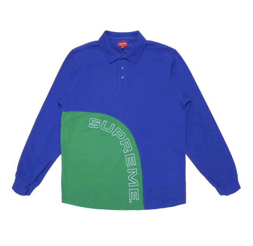 Supreme Corner Arc L S Polo | Grailed