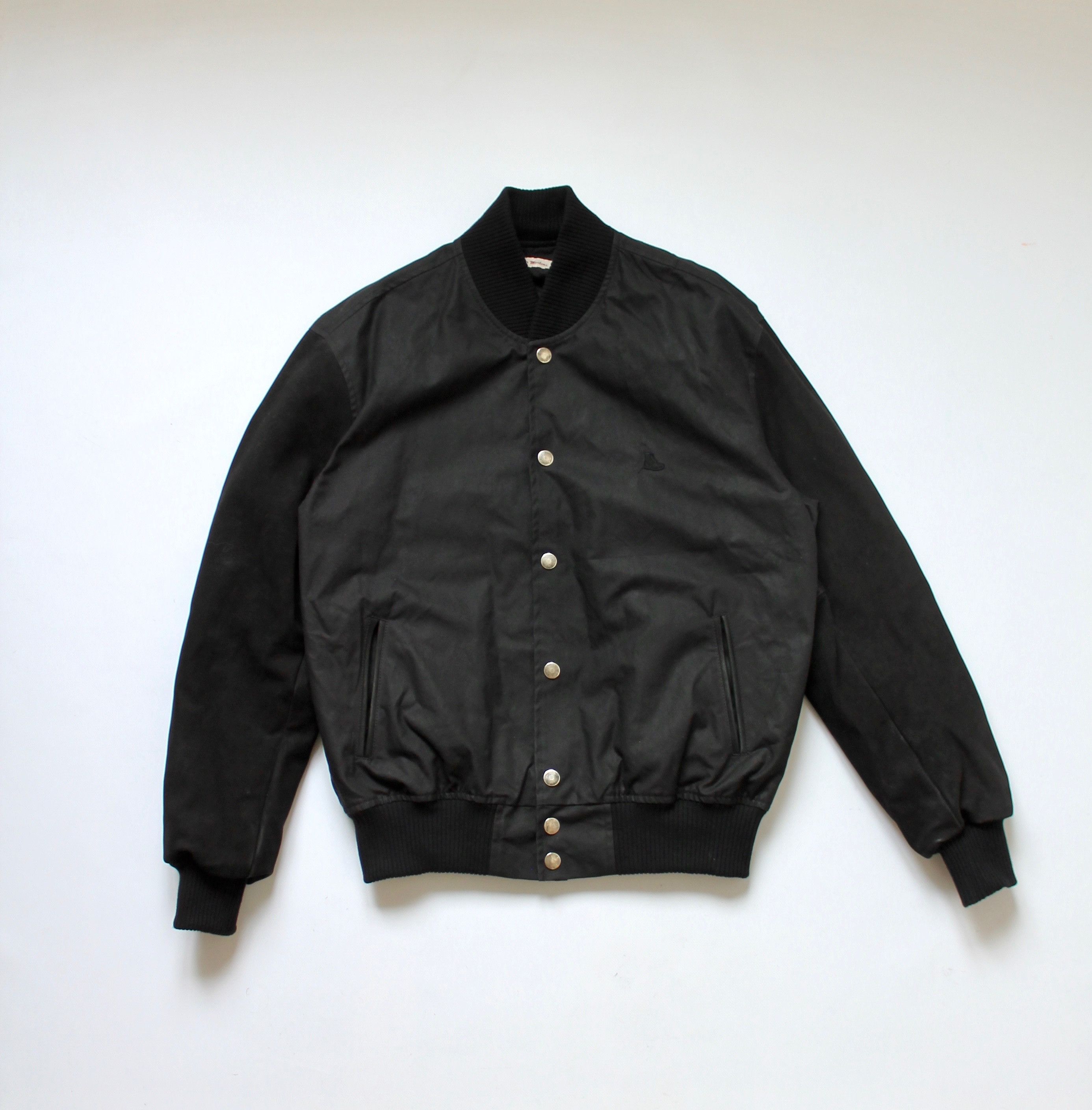 Dr. Martens Dr Martens Black Varsity Leather&Suede Jacket Size US M / EU 48-50 / 2 - 2 Thumbnail