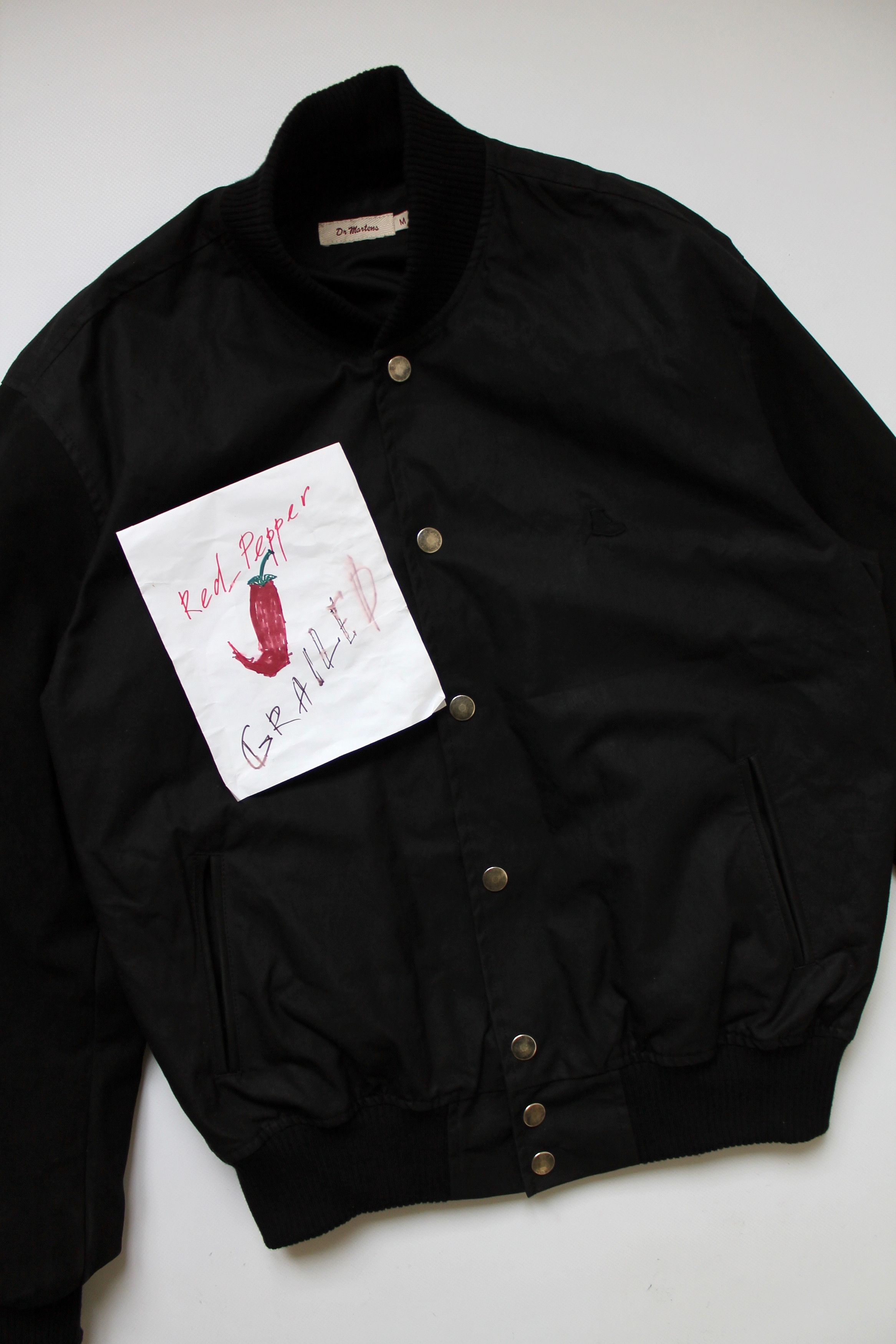 Dr. Martens Dr Martens Black Varsity Leather&Suede Jacket Size US M / EU 48-50 / 2 - 6 Thumbnail