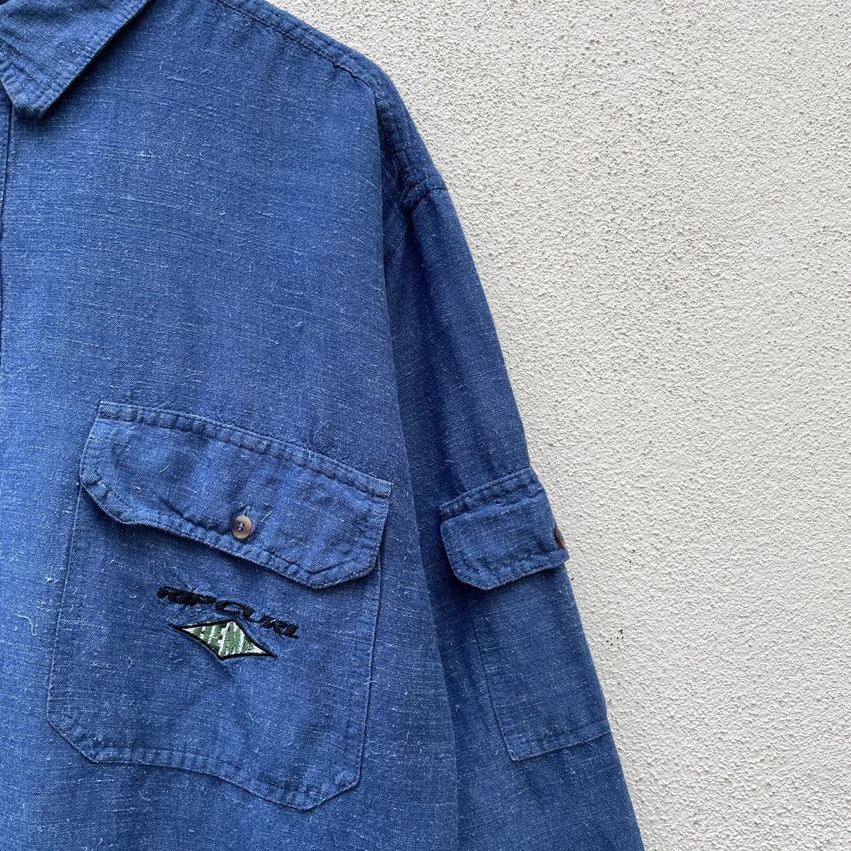 Rip Curl Vintage Rip Curl Hemp Flannel Button Up Shirt Size US L / EU 52-54 / 3 - 6 Thumbnail