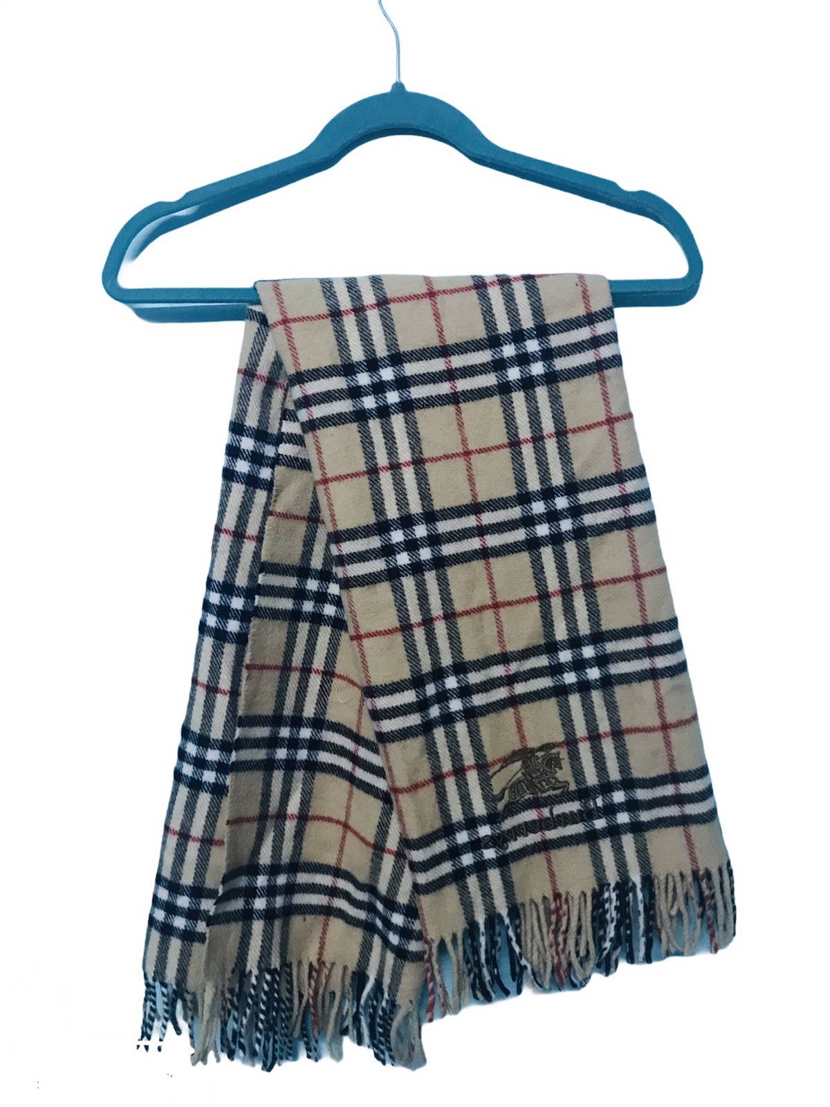 Burberry Mini Classic Vintage Check Cashmare Scarf