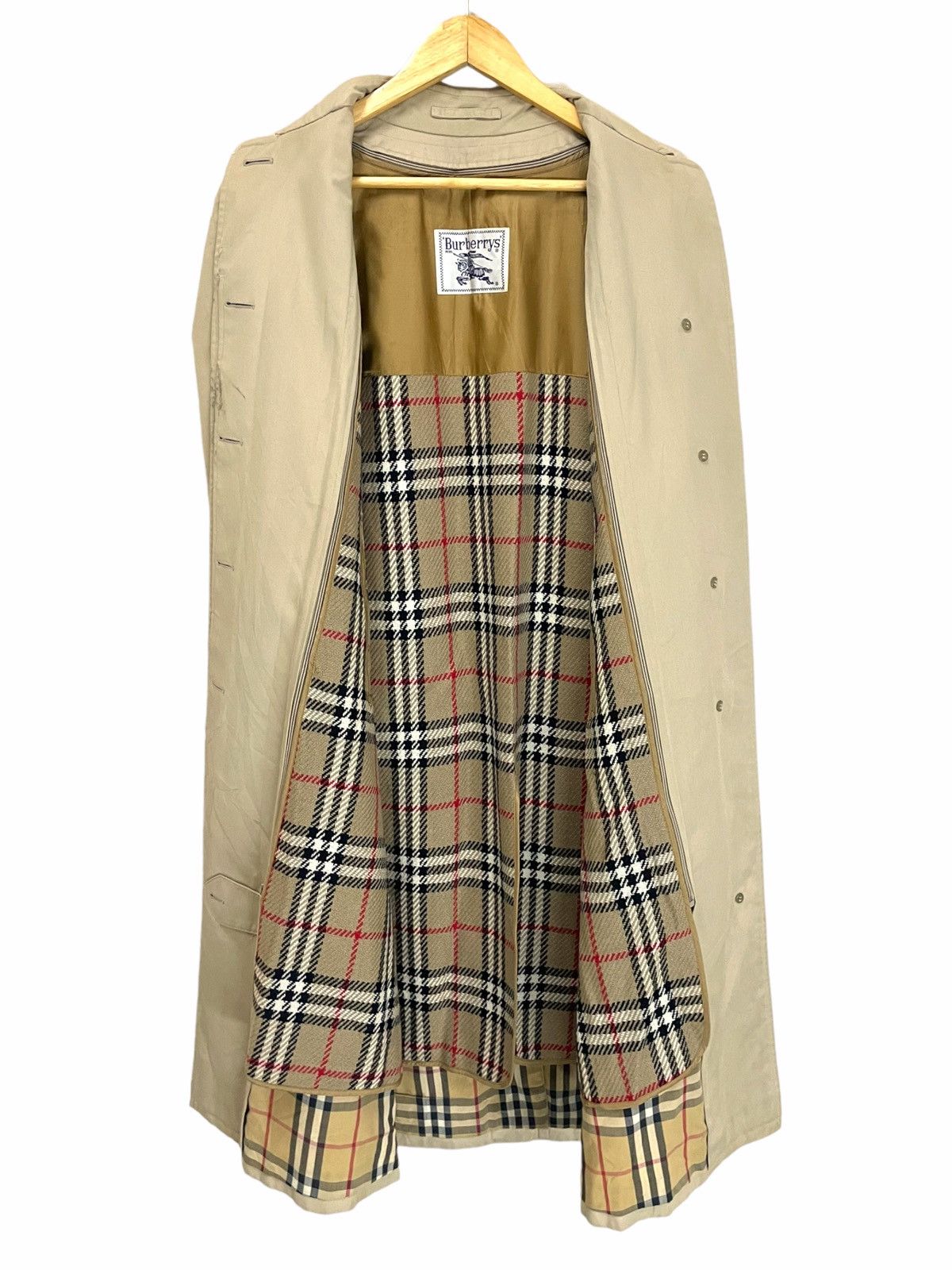 Burberry × Burberry Prorsum 💥Vintage BURBERRY Nova Checked Overcoat Jacket Size US M / EU 48-50 / 2 - 3 Thumbnail