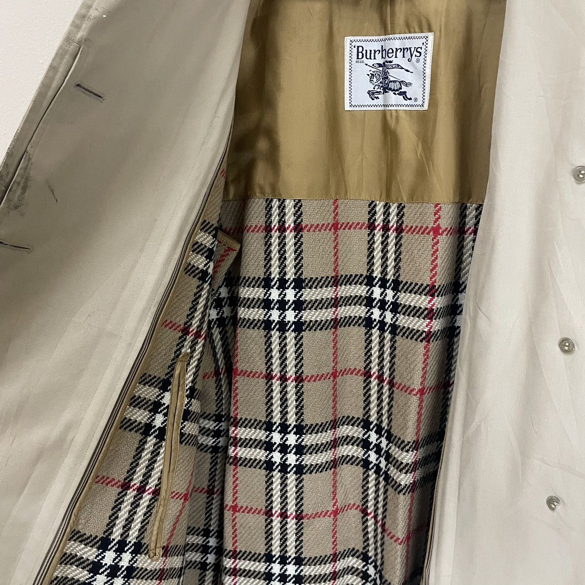 Burberry × Burberry Prorsum 💥Vintage BURBERRY Nova Checked Overcoat Jacket Size US M / EU 48-50 / 2 - 12 Thumbnail