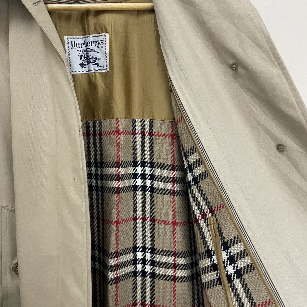 Burberry × Burberry Prorsum 💥Vintage BURBERRY Nova Checked Overcoat Jacket Size US M / EU 48-50 / 2 - 13 Thumbnail
