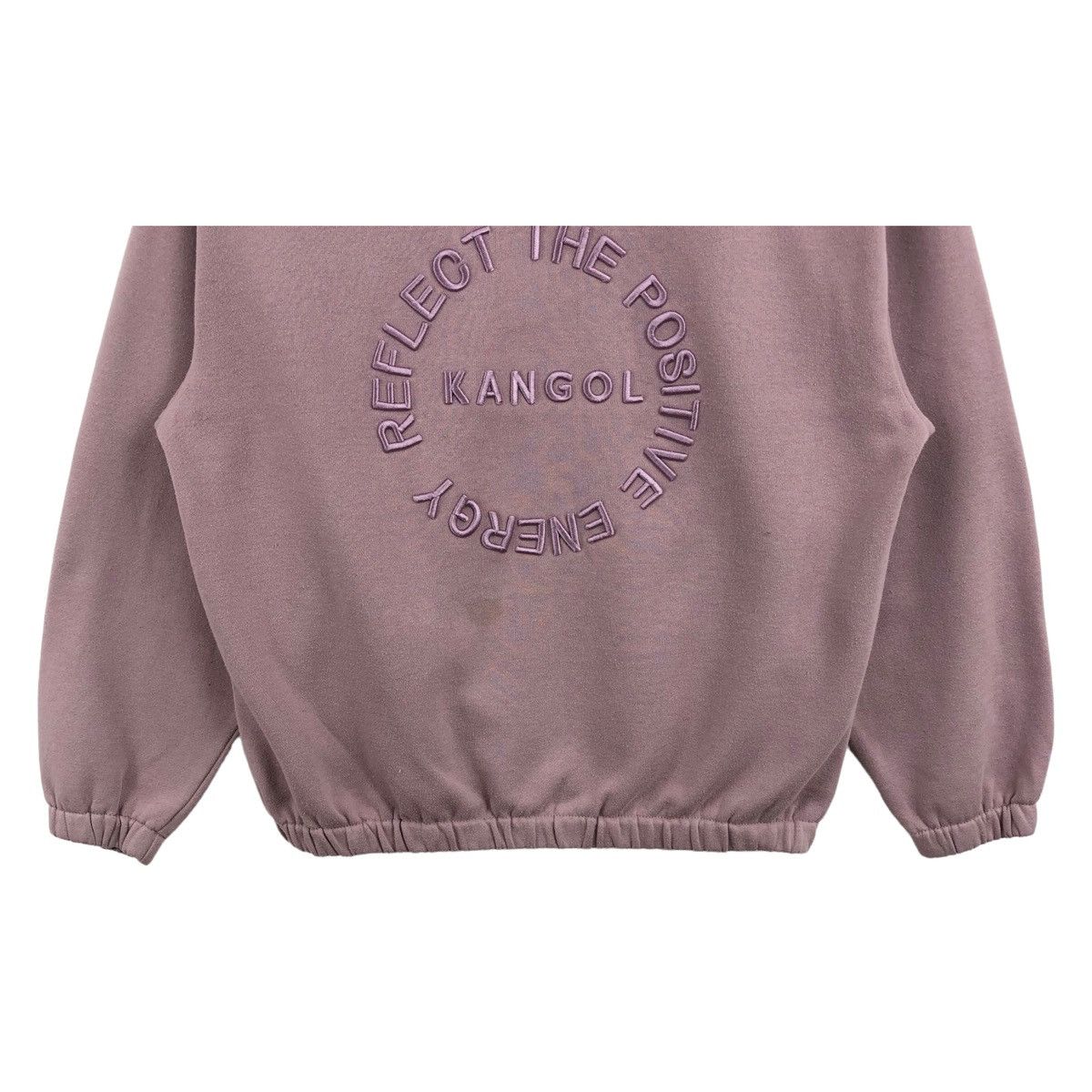 Kangol × Vintage Pick!! Vtg KANGOL Big Logo Embroidery Hoodie Sweatshirt Size M / US 6-8 / IT 42-44 - 7 Thumbnail