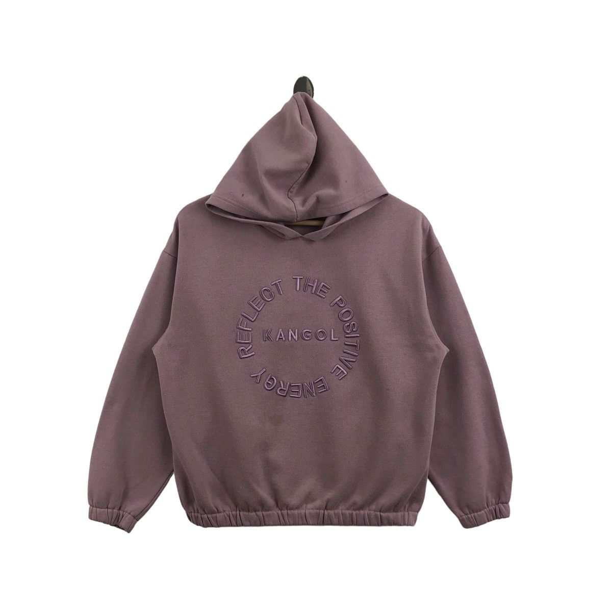 Pick!! Vtg KANGOL Big Logo Embroidery Hoodie Sweatshirt