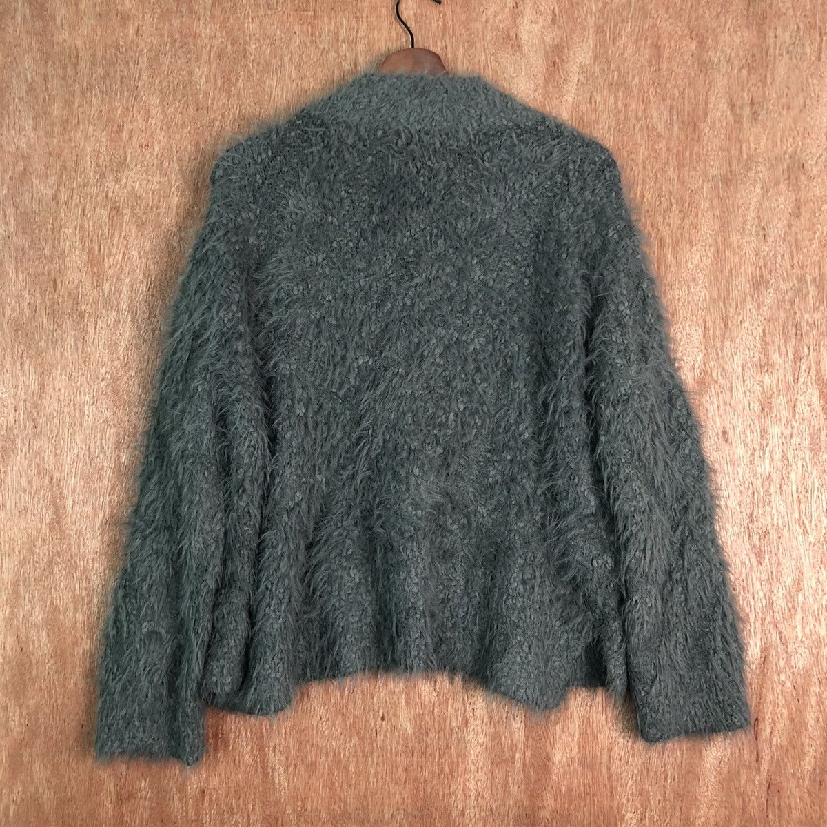 Homespun Knitwear Japanese Brand Grey Shaggy Mohair Fur Knitwear Size US M / EU 48-50 / 2 - 10 Thumbnail