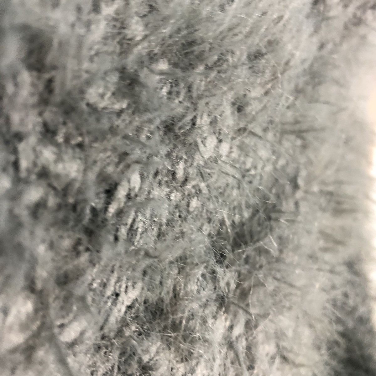 Homespun Knitwear Japanese Brand Grey Shaggy Mohair Fur Knitwear Size US M / EU 48-50 / 2 - 8 Thumbnail