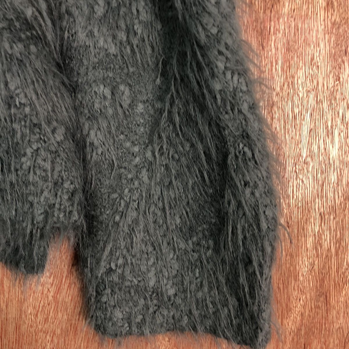 Homespun Knitwear Japanese Brand Grey Shaggy Mohair Fur Knitwear Size US M / EU 48-50 / 2 - 4 Thumbnail