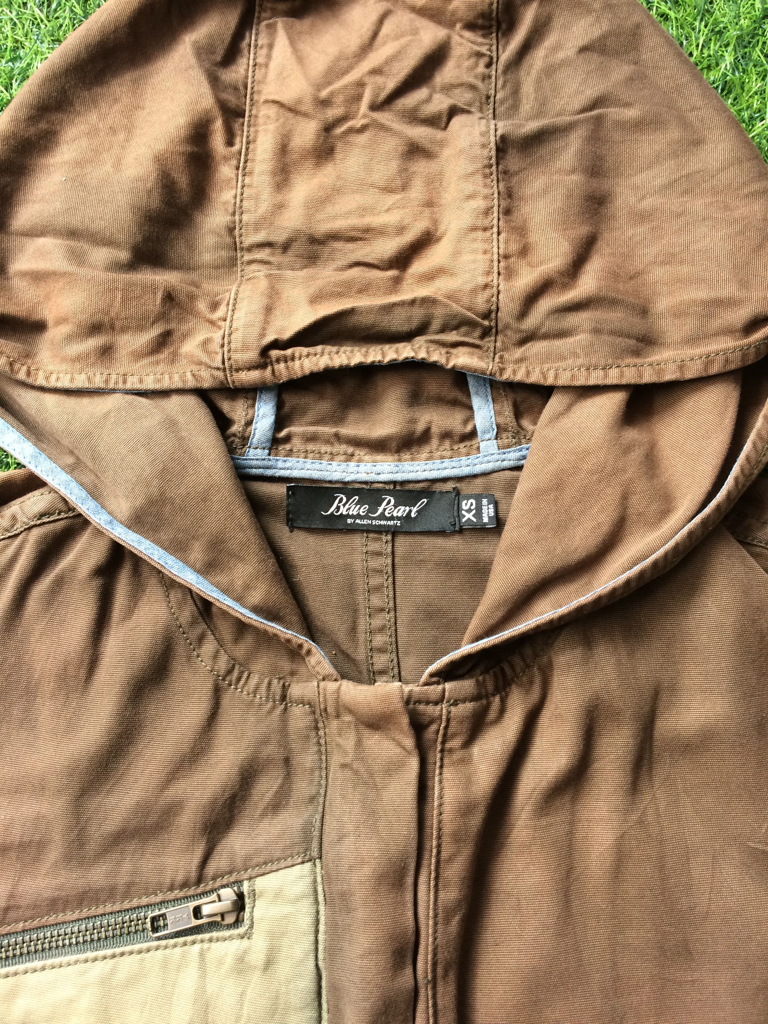 Designer Patchwork Jacket Parka Zip Up Hoodie #D-195 Size XS / US 0-2 / IT 36-38 - 5 Thumbnail