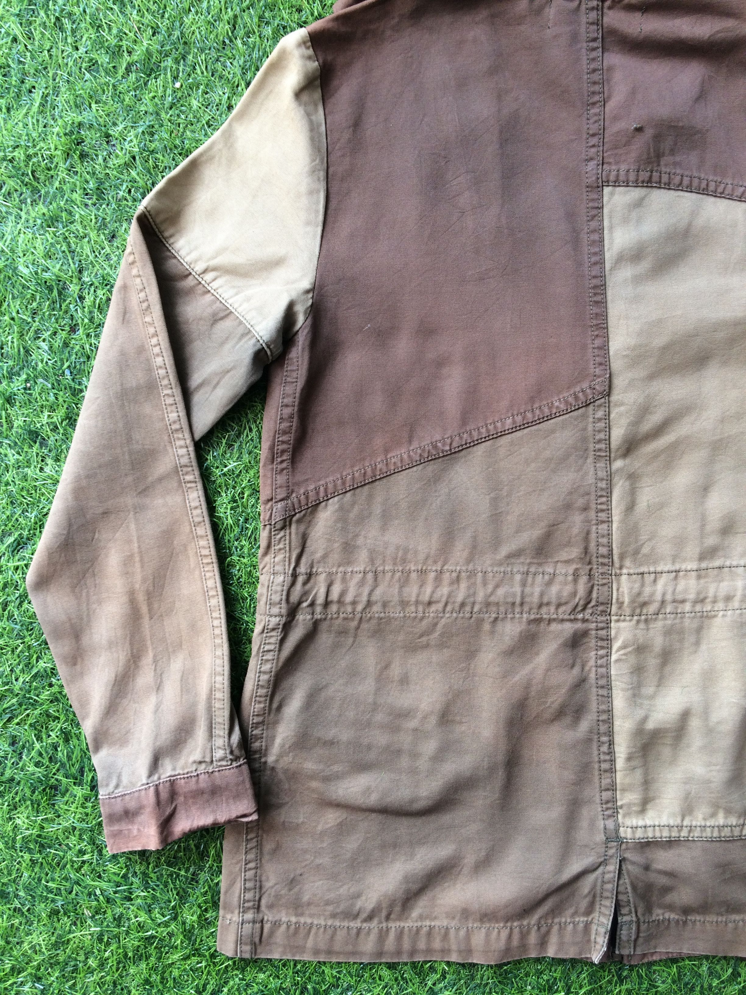 Designer Patchwork Jacket Parka Zip Up Hoodie #D-195 Size XS / US 0-2 / IT 36-38 - 9 Thumbnail