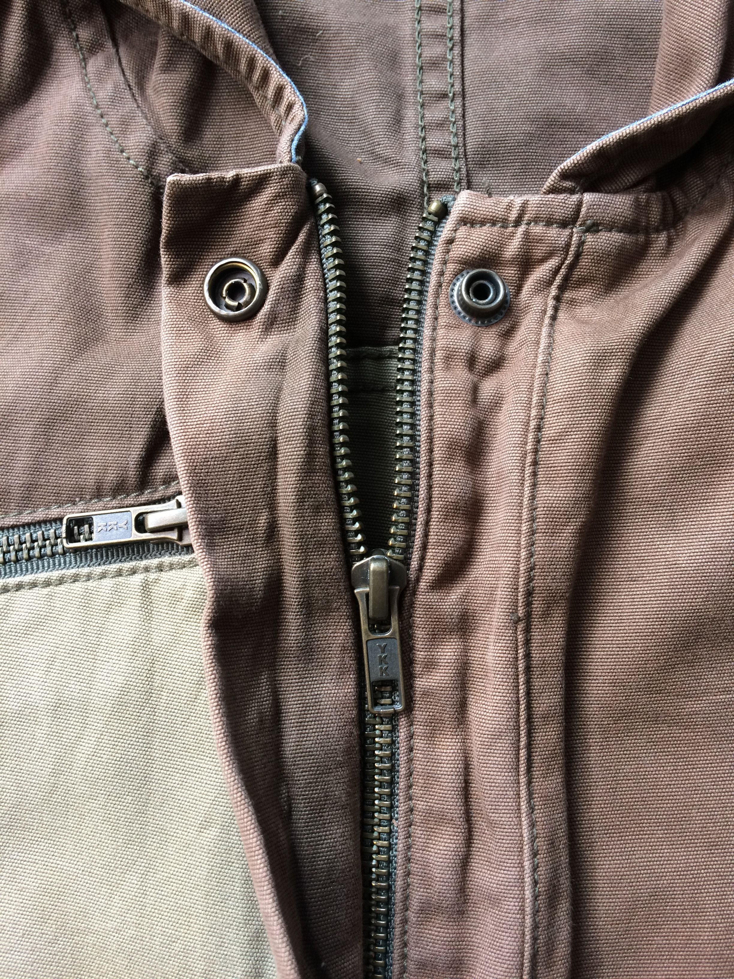 Designer Patchwork Jacket Parka Zip Up Hoodie #D-195 Size XS / US 0-2 / IT 36-38 - 6 Thumbnail